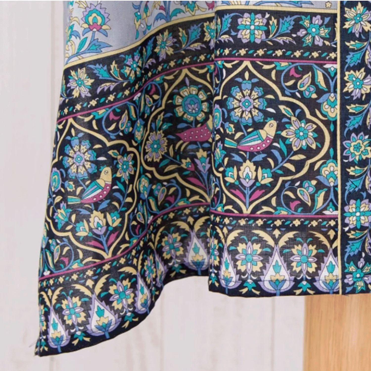 【ETONET限定】シルクロード シャツ襟八分袖チュニックブラウス ブルサ - 画像7