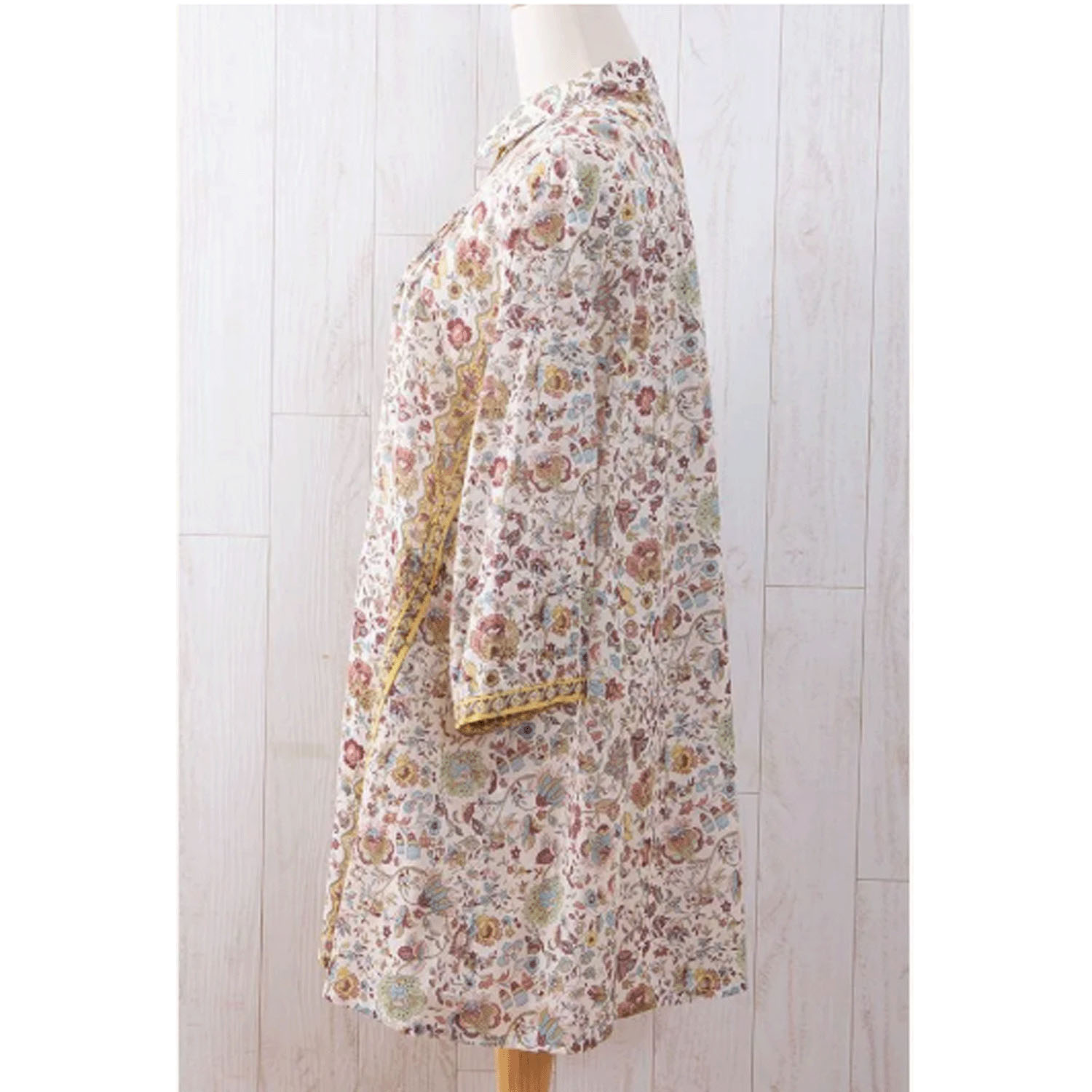 【ETONET限定】シルクロード 前身頃ピンタックポケット付チュニック ヴァタビア - 画像5