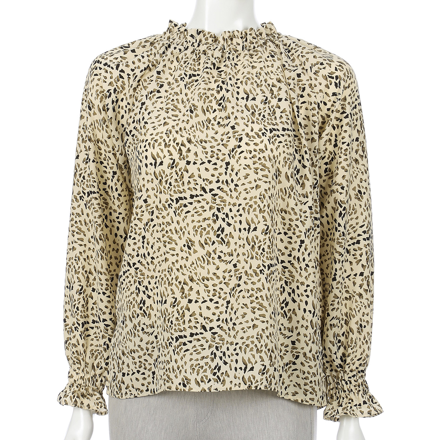 LAPIS ROUGE アニマル柄ブラウス - 画像3