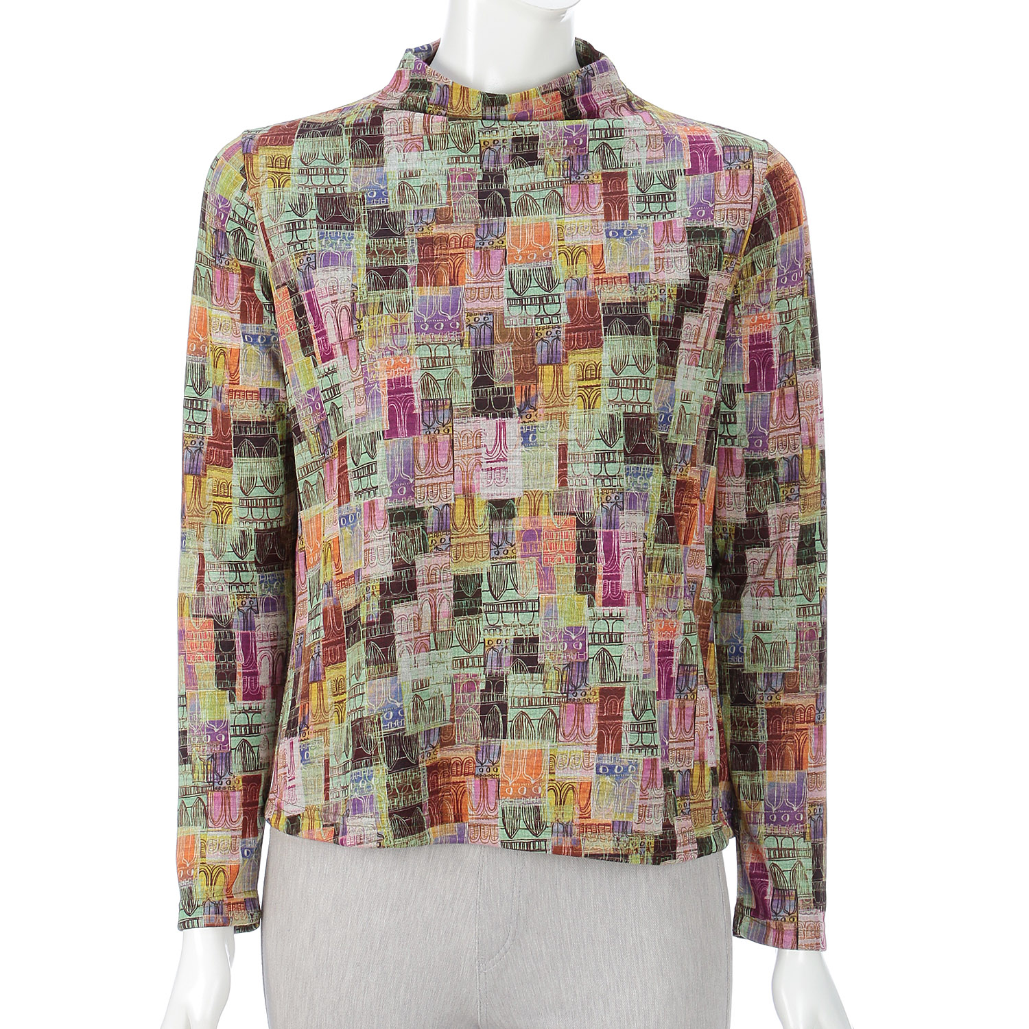 LAPIS ROUGE 古城柄プルオーバー - 画像1