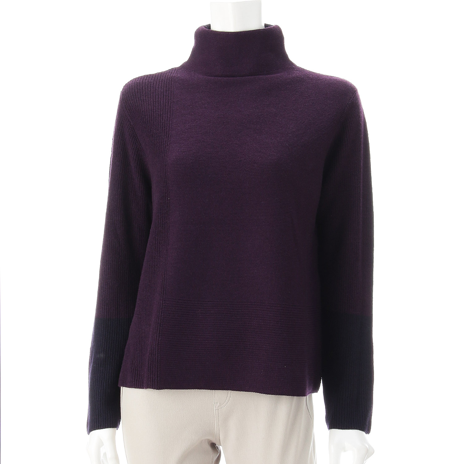 LAPIS ROUGE 編地ミックス2WAYセーター - 画像11