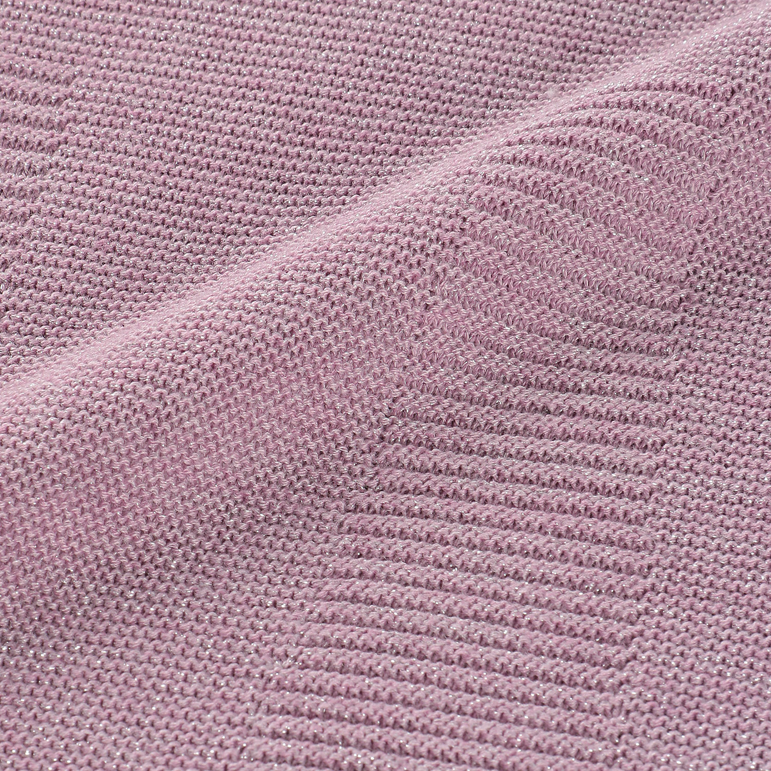 LAPIS ROUGE 編地ミックスラメ混セーター - 画像6