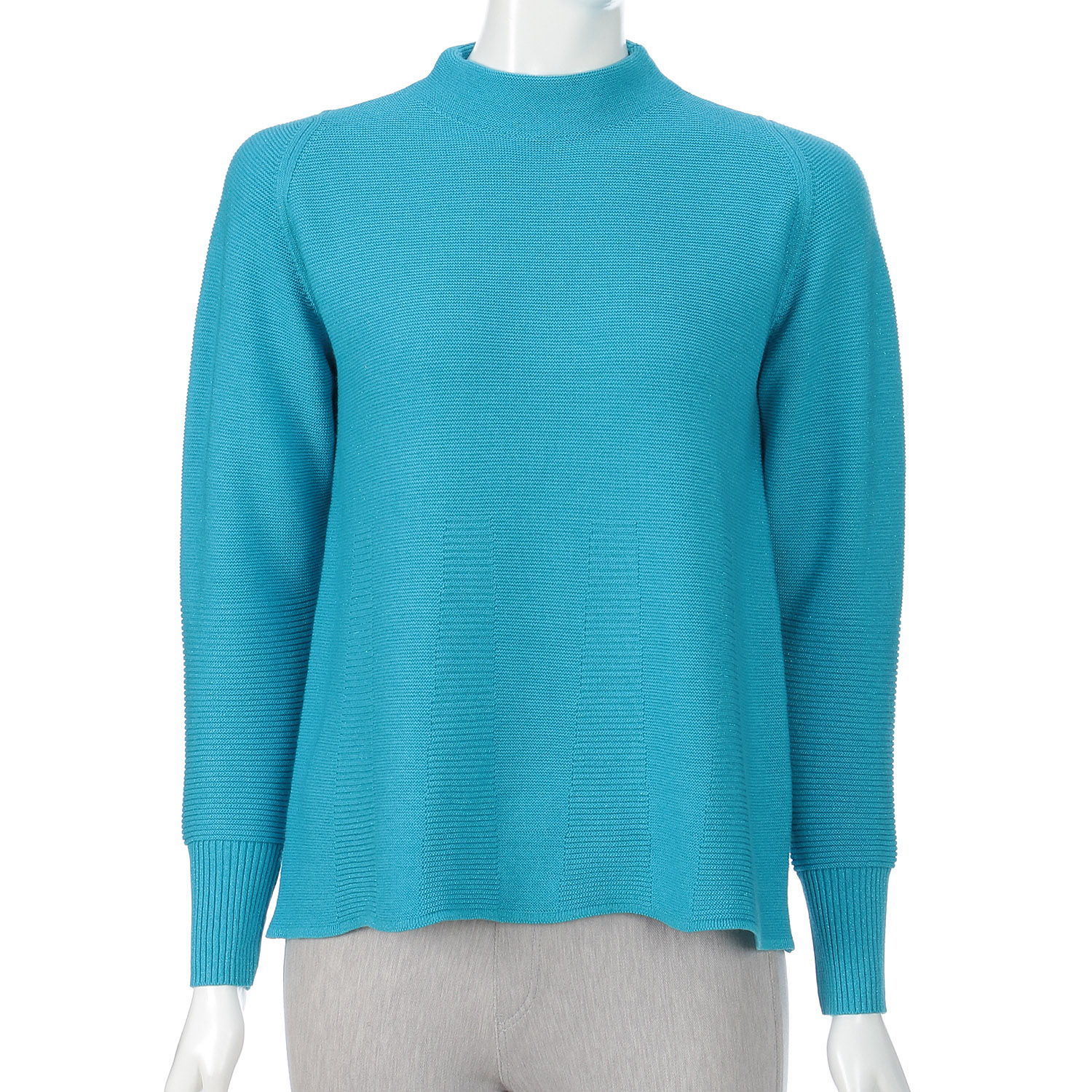 LAPIS ROUGE 編地ミックスラメ混セーター - 画像7