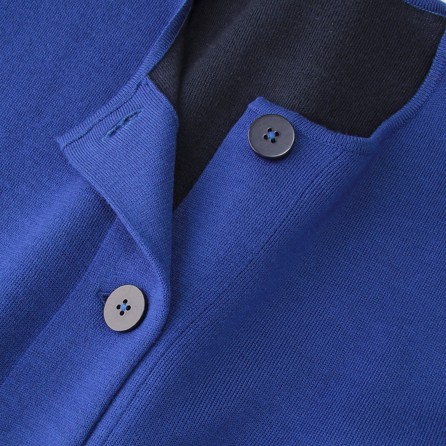 LAPIS ROUGE 裏配色接結ニットジャケット - 画像11