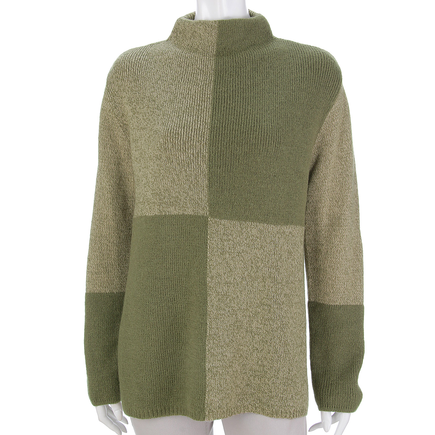 LAPIS ROUGE アルパカ混配色セーター - 画像4