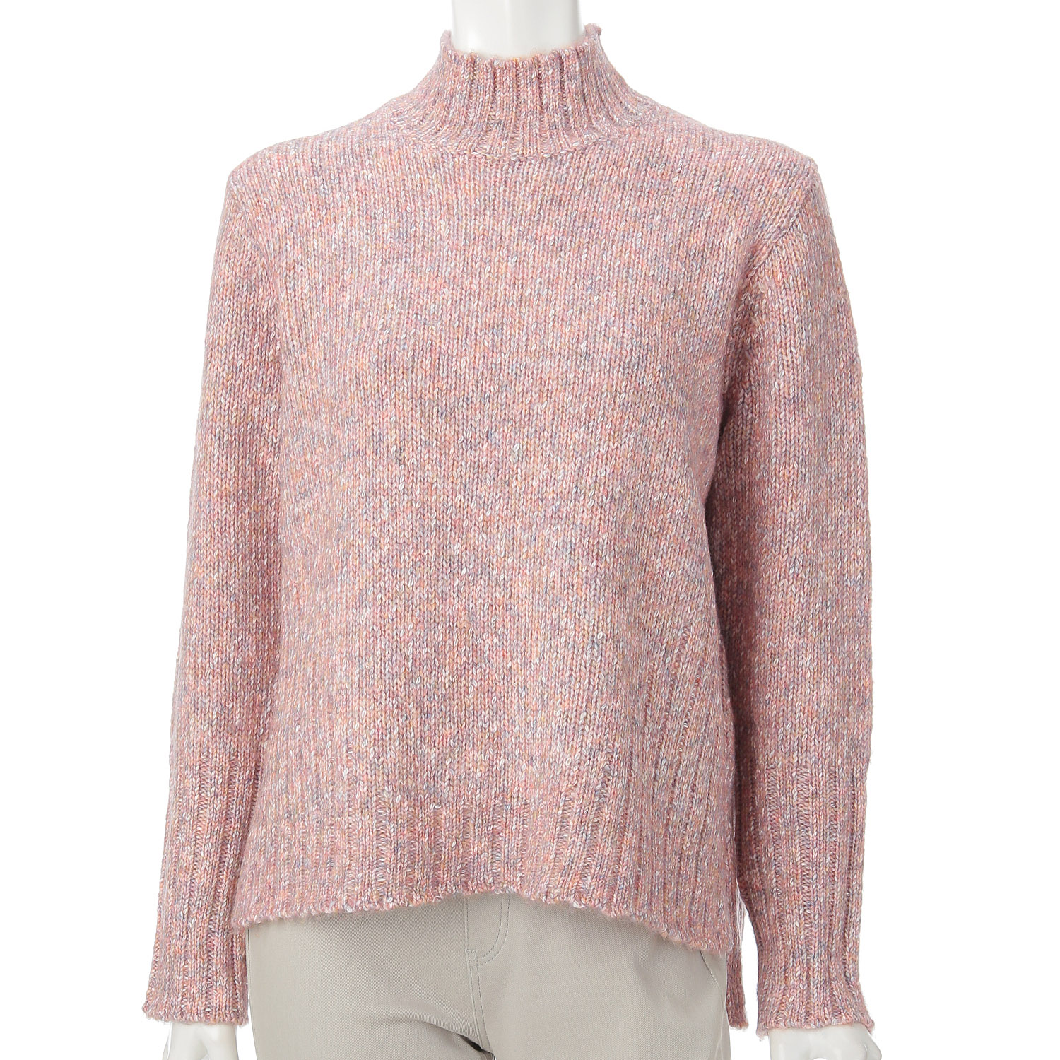 LAPIS ROUGE カラーネップツイードセーター - 画像2