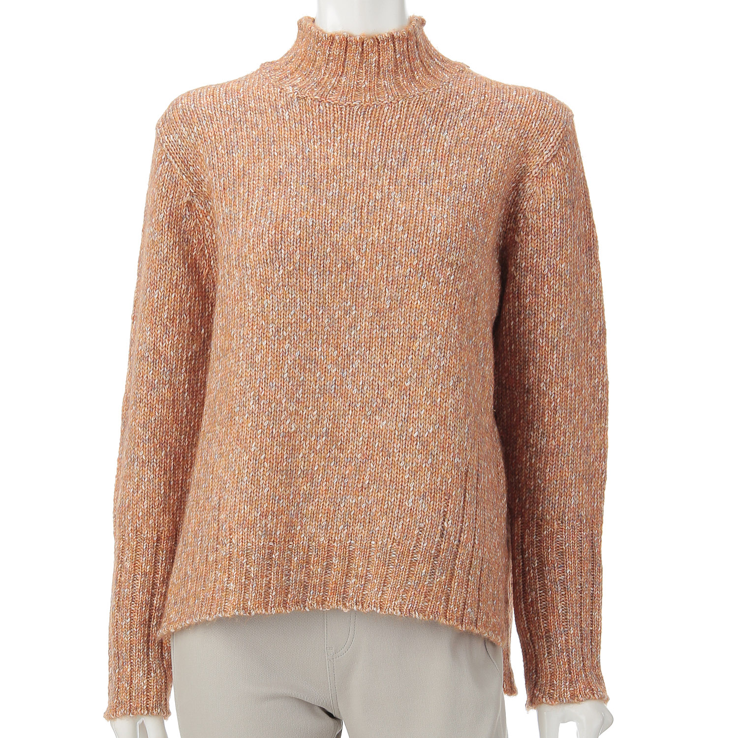 LAPIS ROUGE カラーネップツイードセーター - 画像3