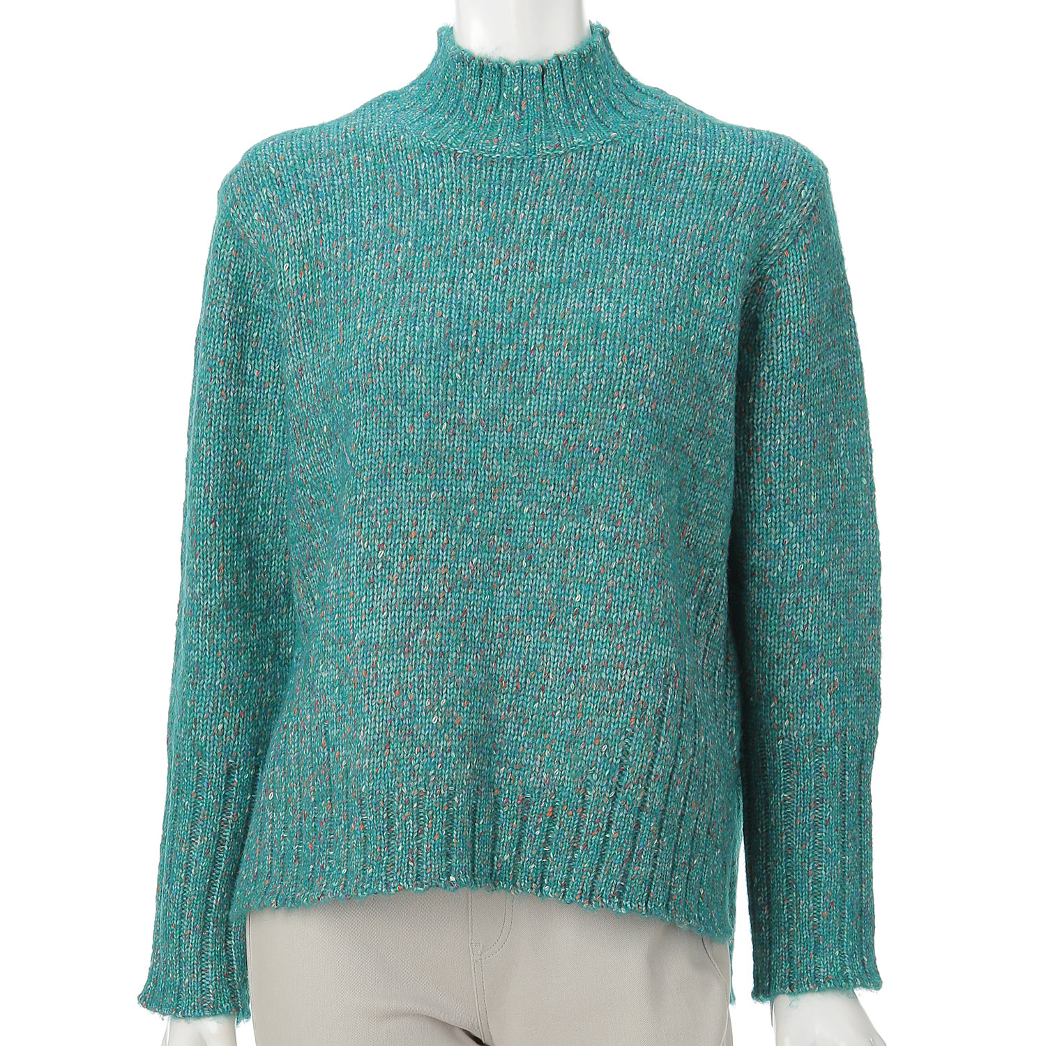 LAPIS ROUGE カラーネップツイードセーター - 画像7