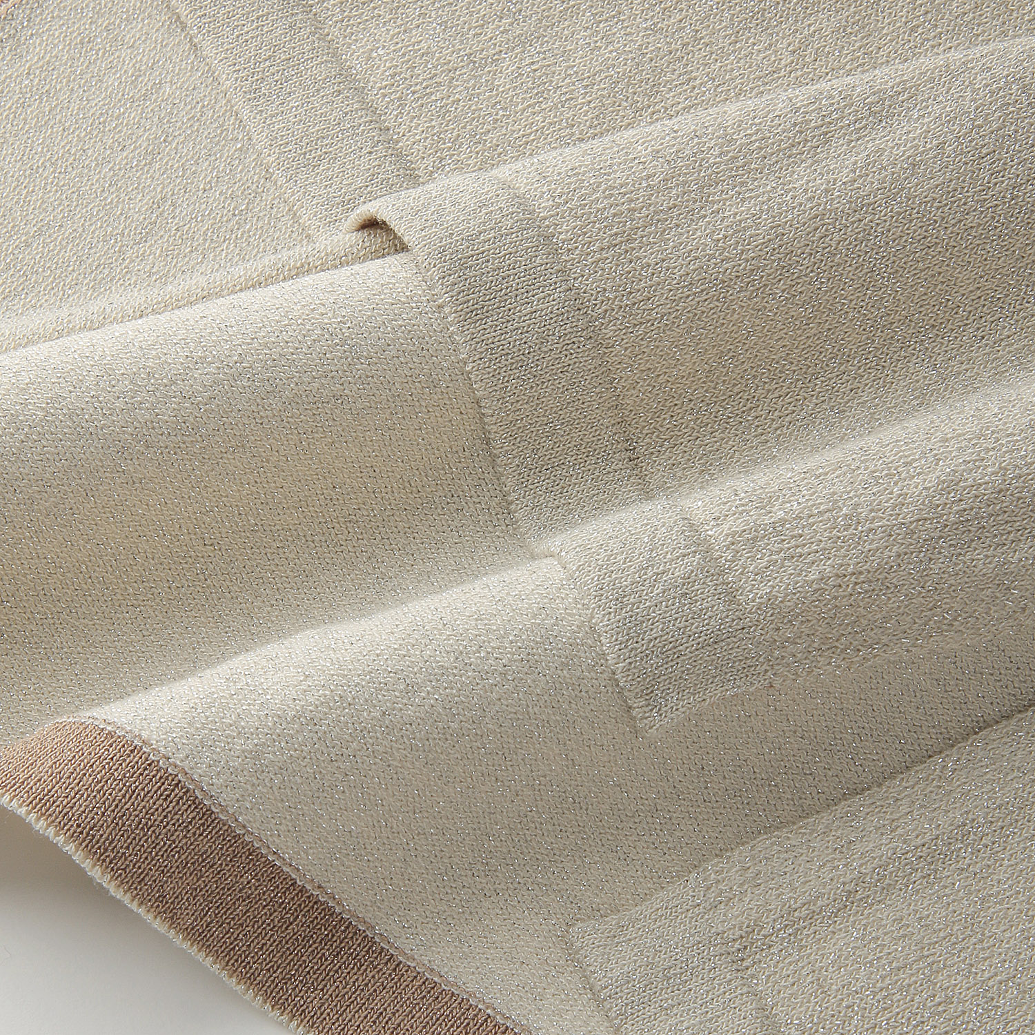 LAPIS ROUGE ラメ混天竺セーター - 画像7