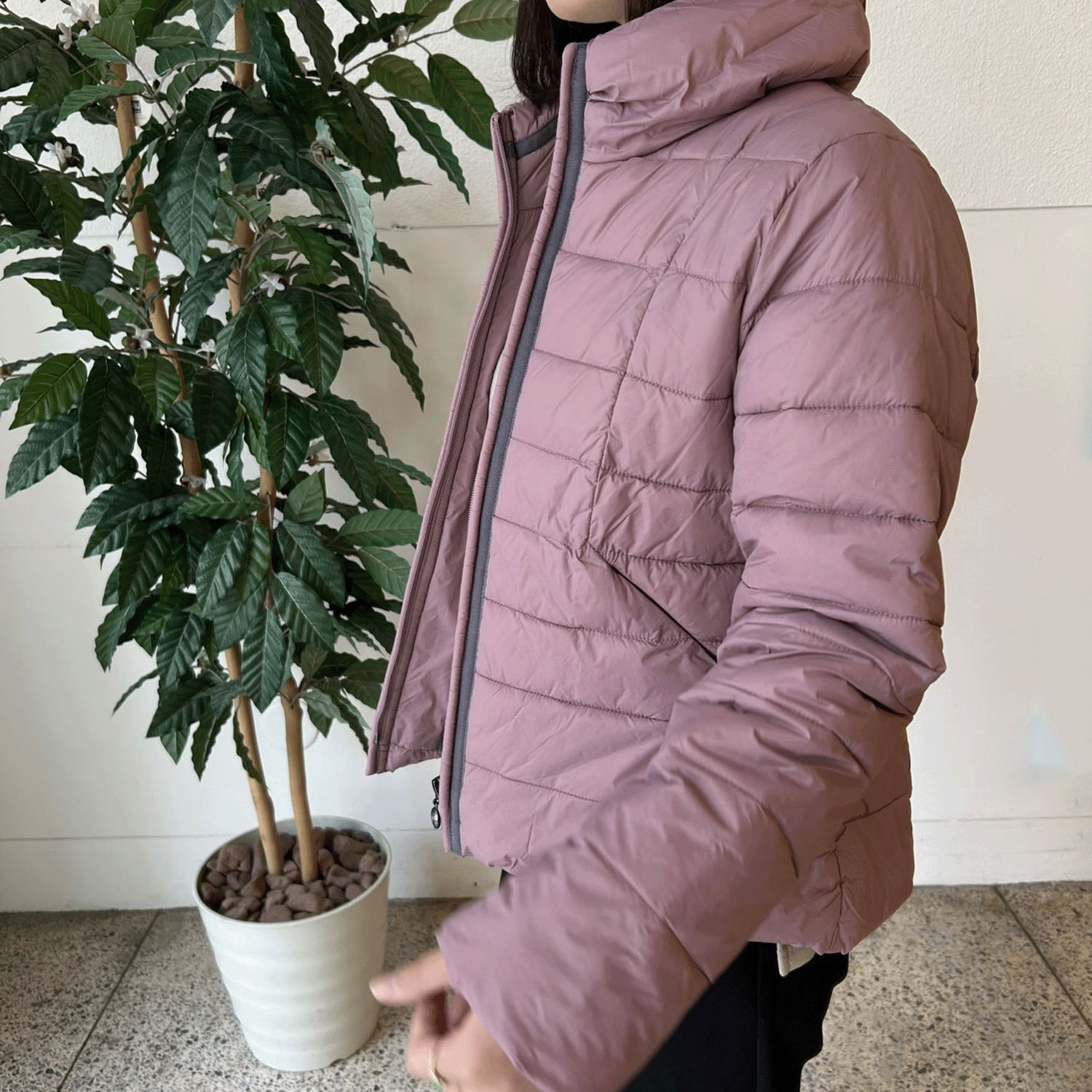 LAPIS ROUGE ファイバーダウン裏地付きジャケット - 画像4