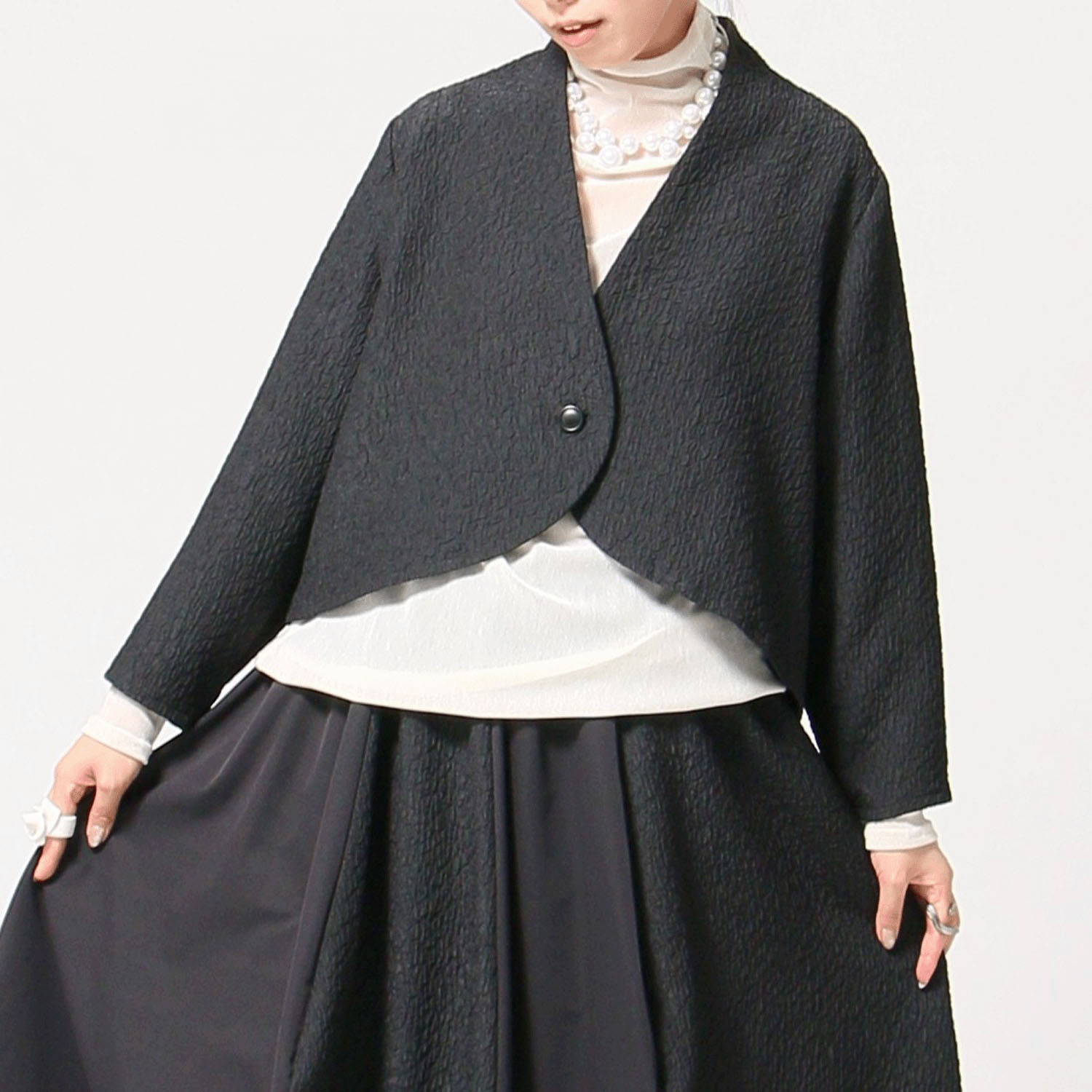 jalan jalan風通ジャカードジャケット - 画像6