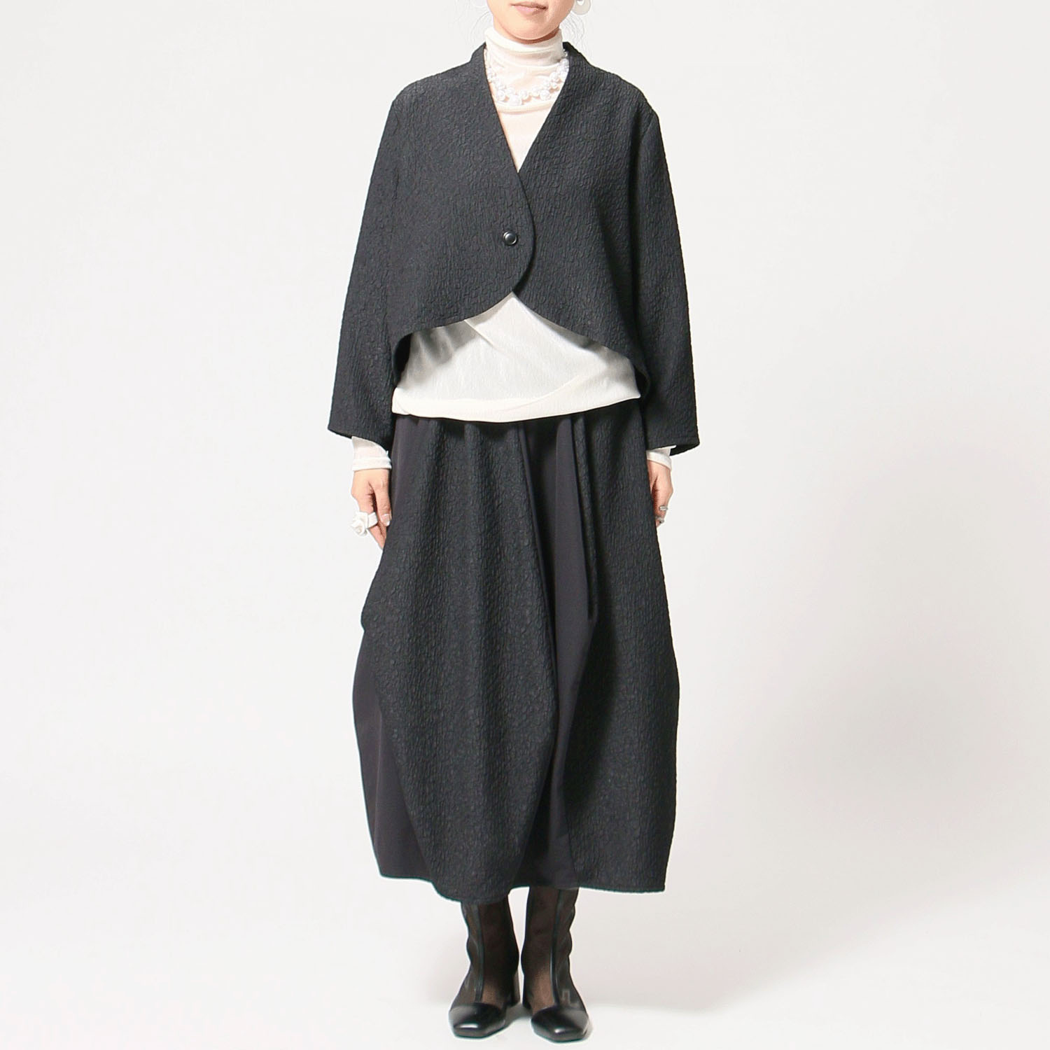 jalan jalan風通ジャカードジャケット - 画像9