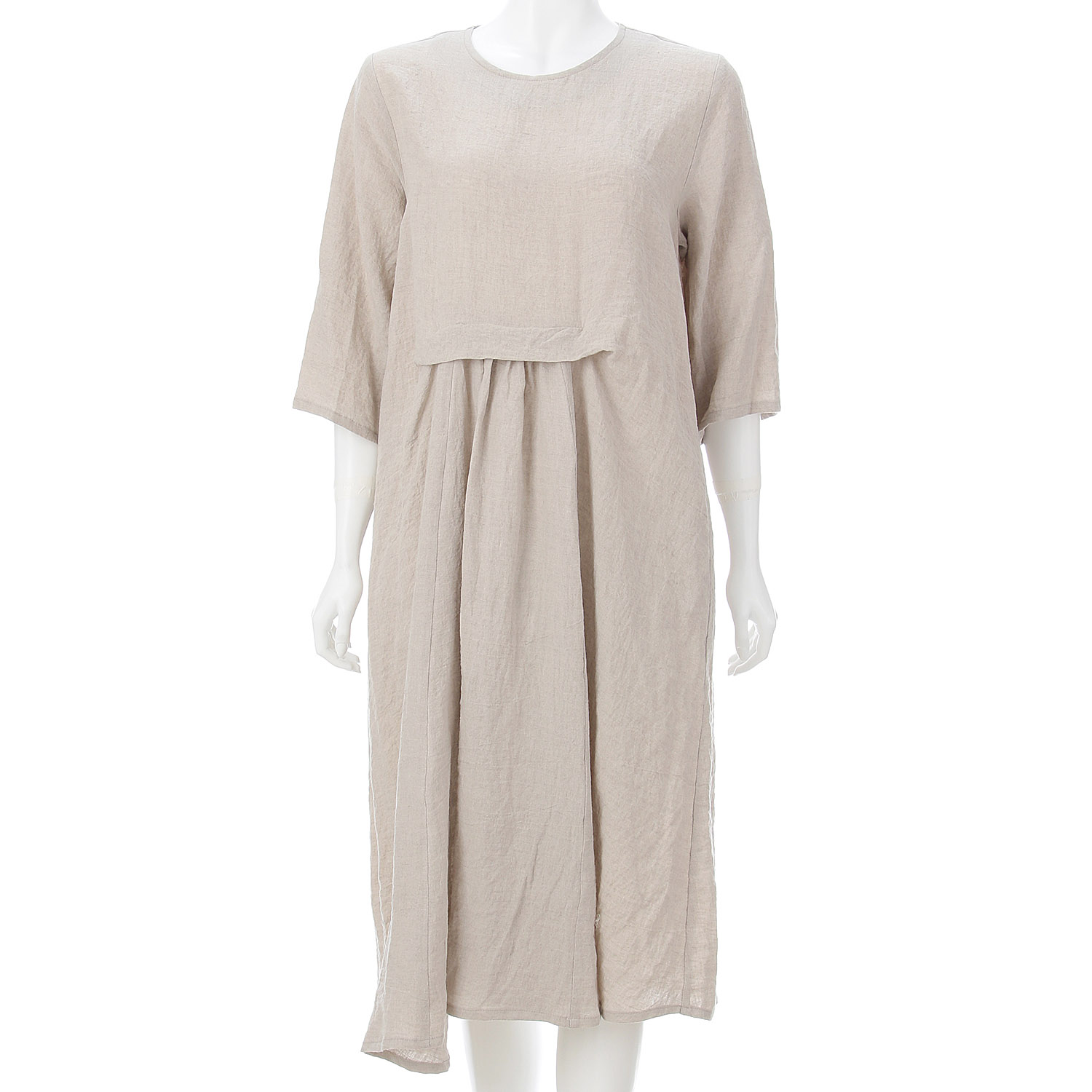 jalan jalan 東炊きリネンワンピース - 画像3