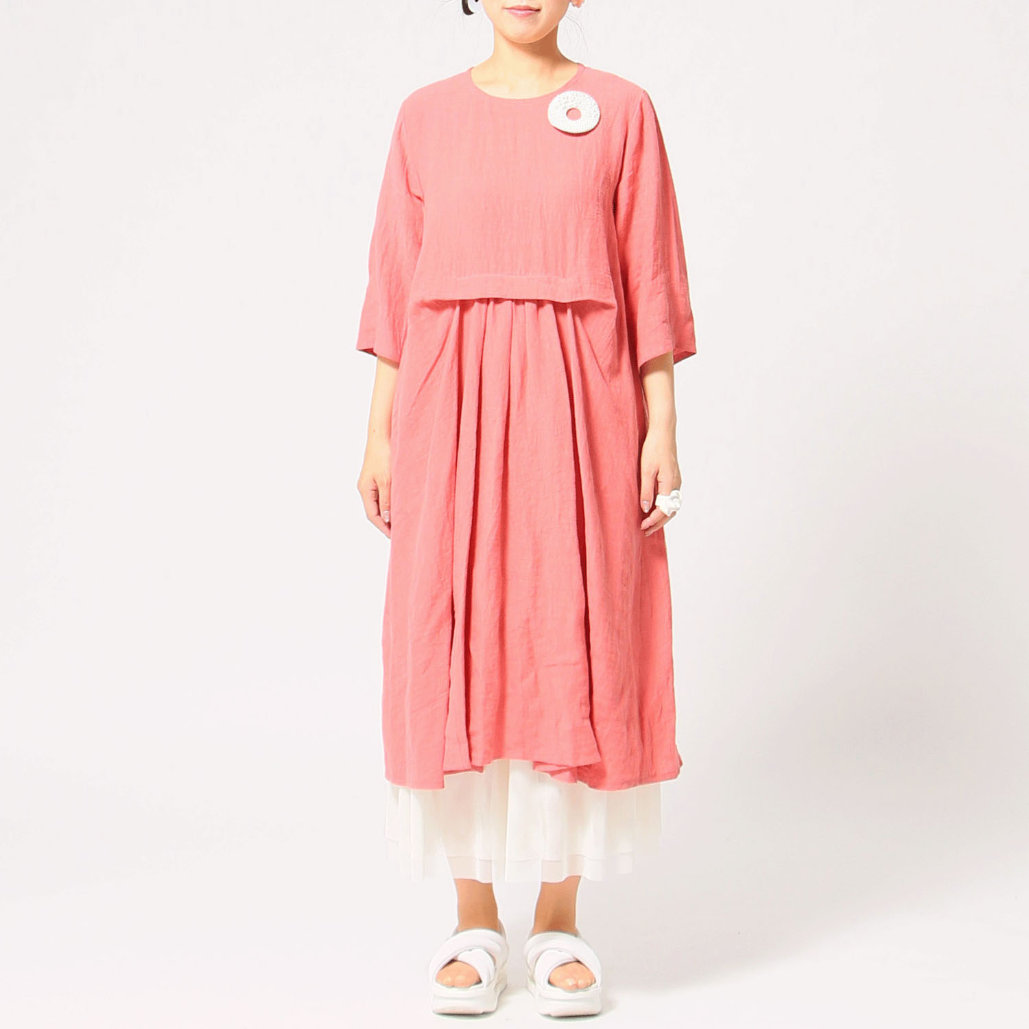 jalan jalan 東炊きリネンワンピース - 画像6