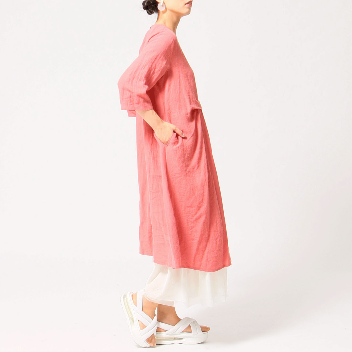 jalan jalan 東炊きリネンワンピース - 画像8