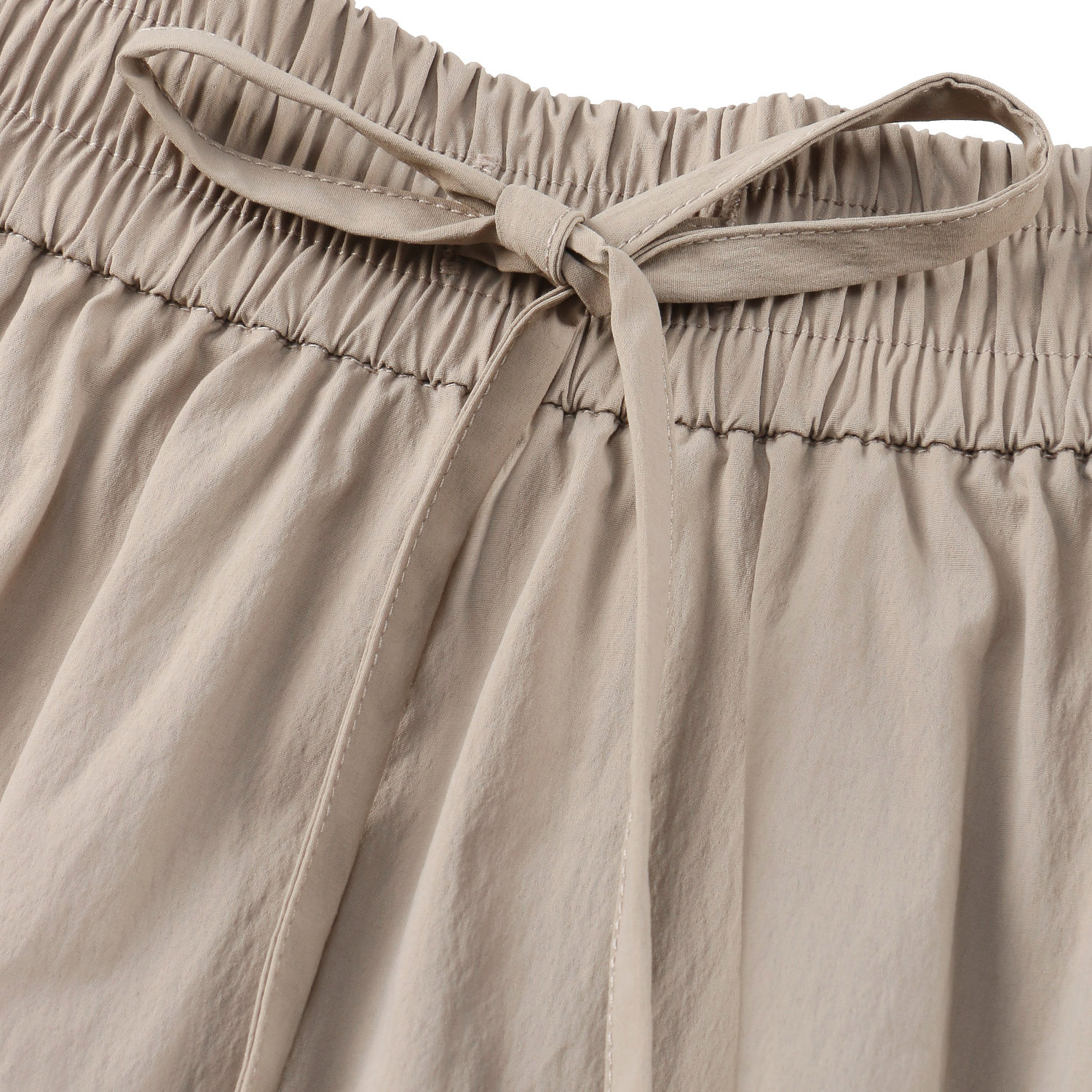 LAPIS ROUGE ウエストドロストフレアースカート - 画像5