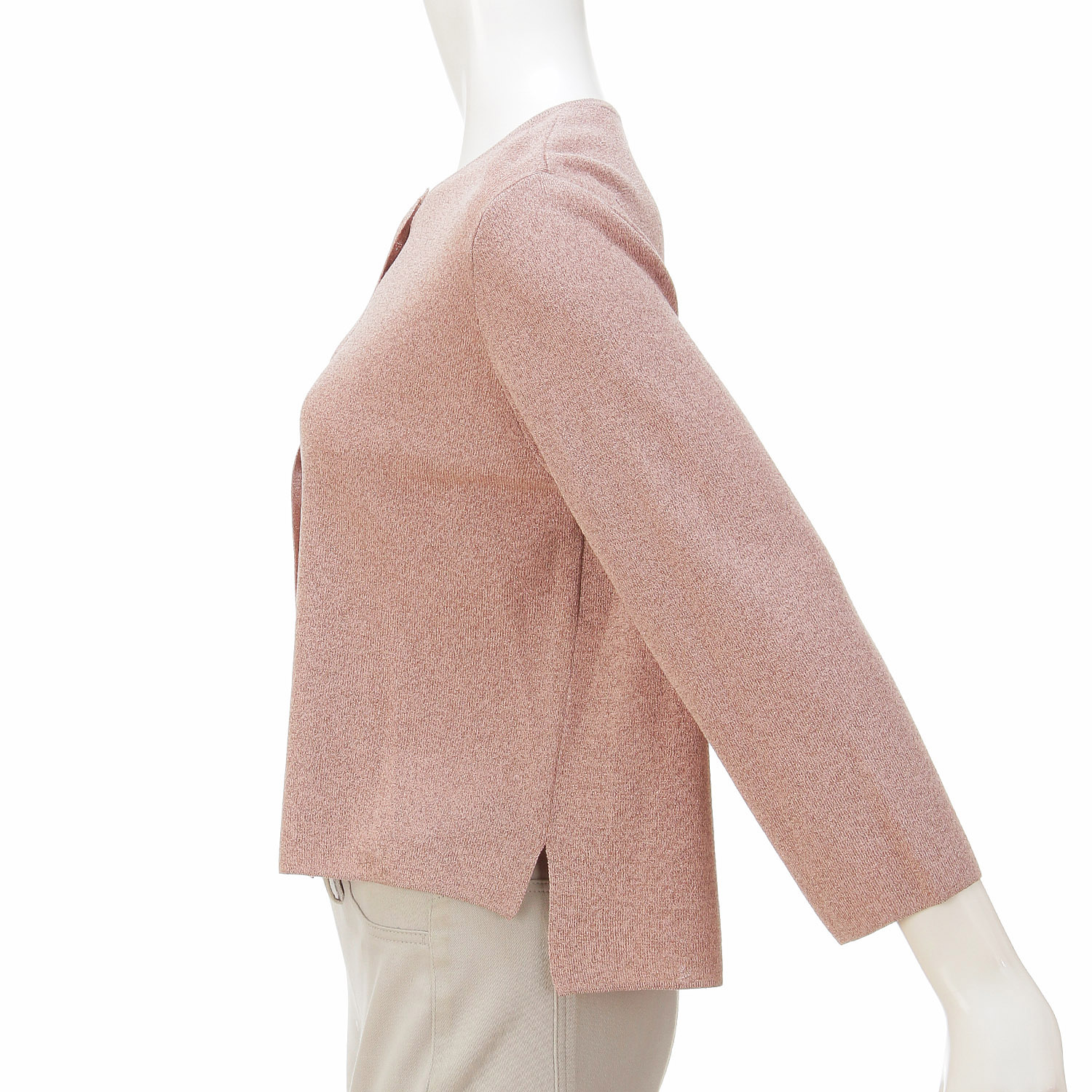 LAPIS ROUGE ラメ混ショートカーディガン - 画像5