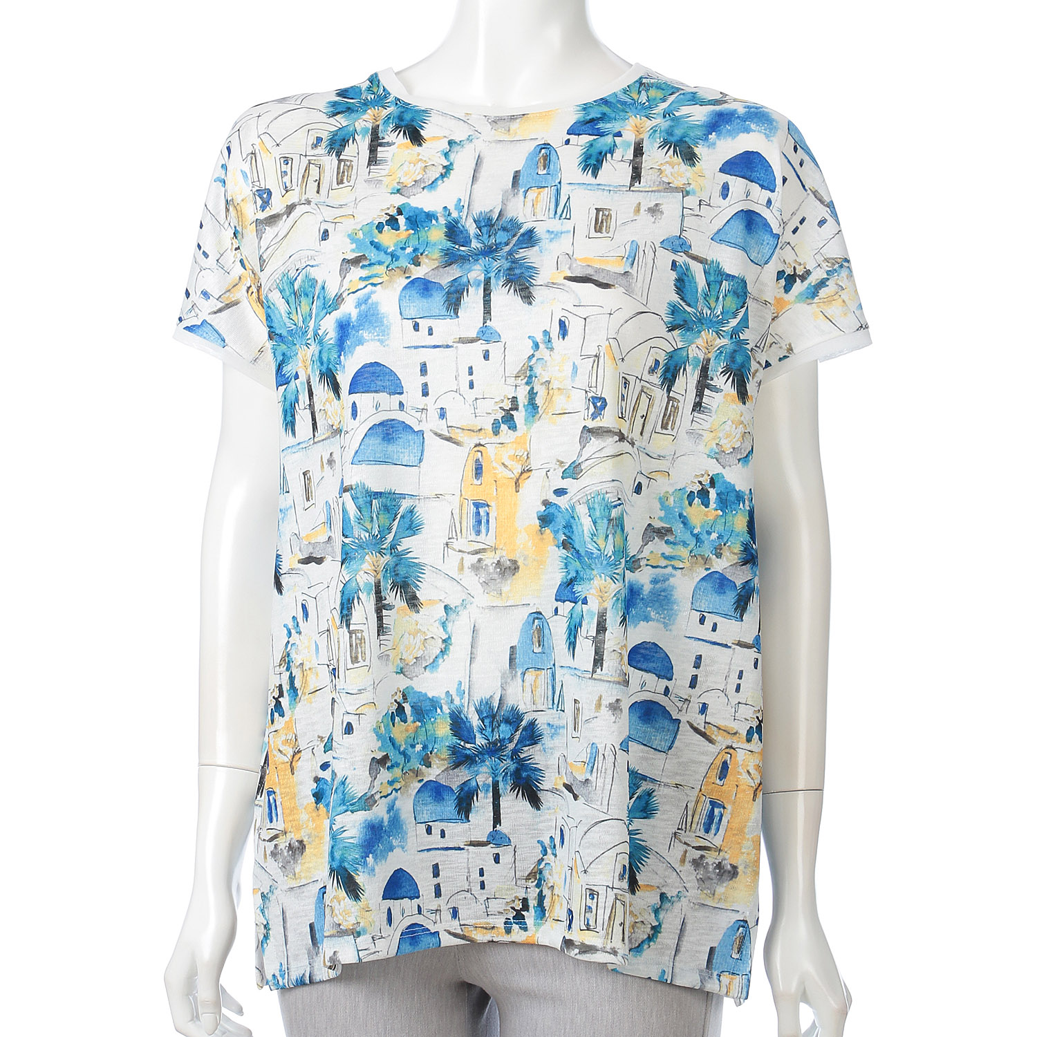 LAPIS ROUGE 転写プリントプルオーバー - 画像1