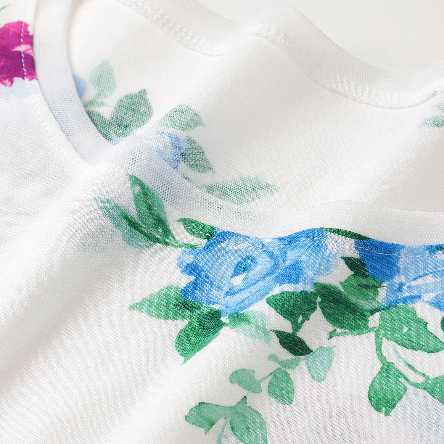 LAPIS ROUGE パネルプリントプルオーバー - 画像6