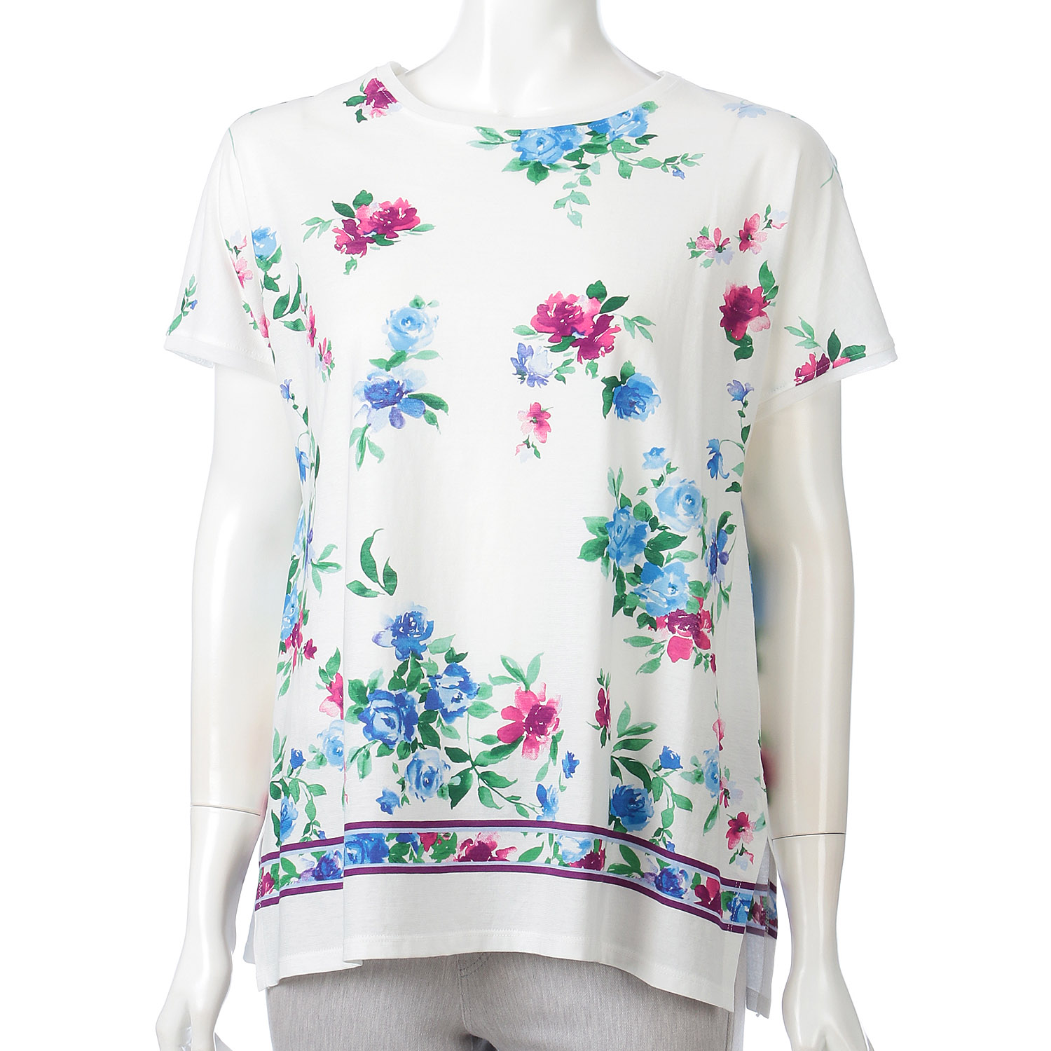 LAPIS ROUGE パネルプリントプルオーバー