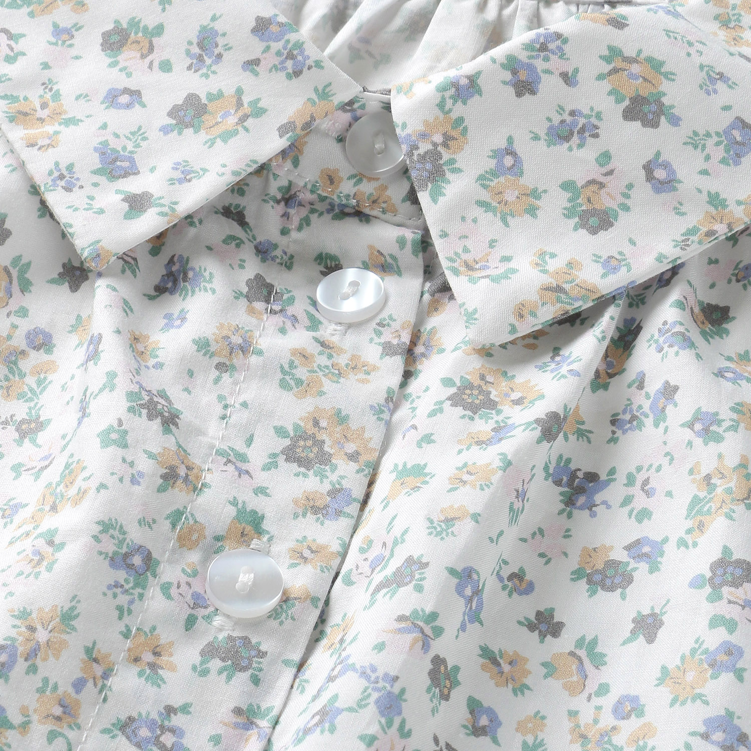 LAPIS ROUGE 小花柄ブラウス - 画像6