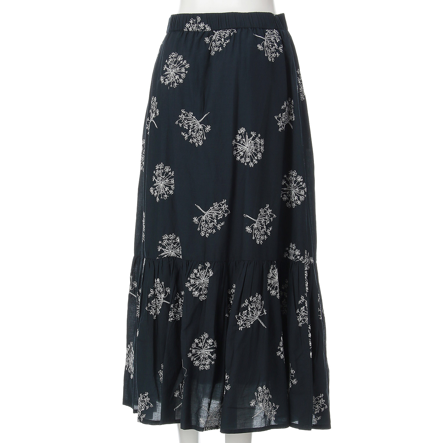 刺繍フレアースカート - 画像3