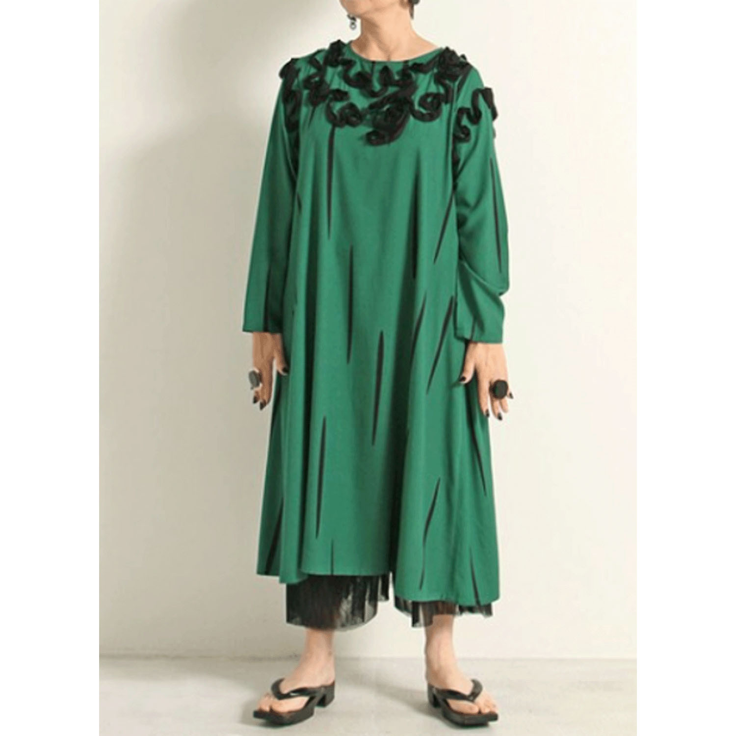 jalan jalanレーヨンワンピース - 画像3