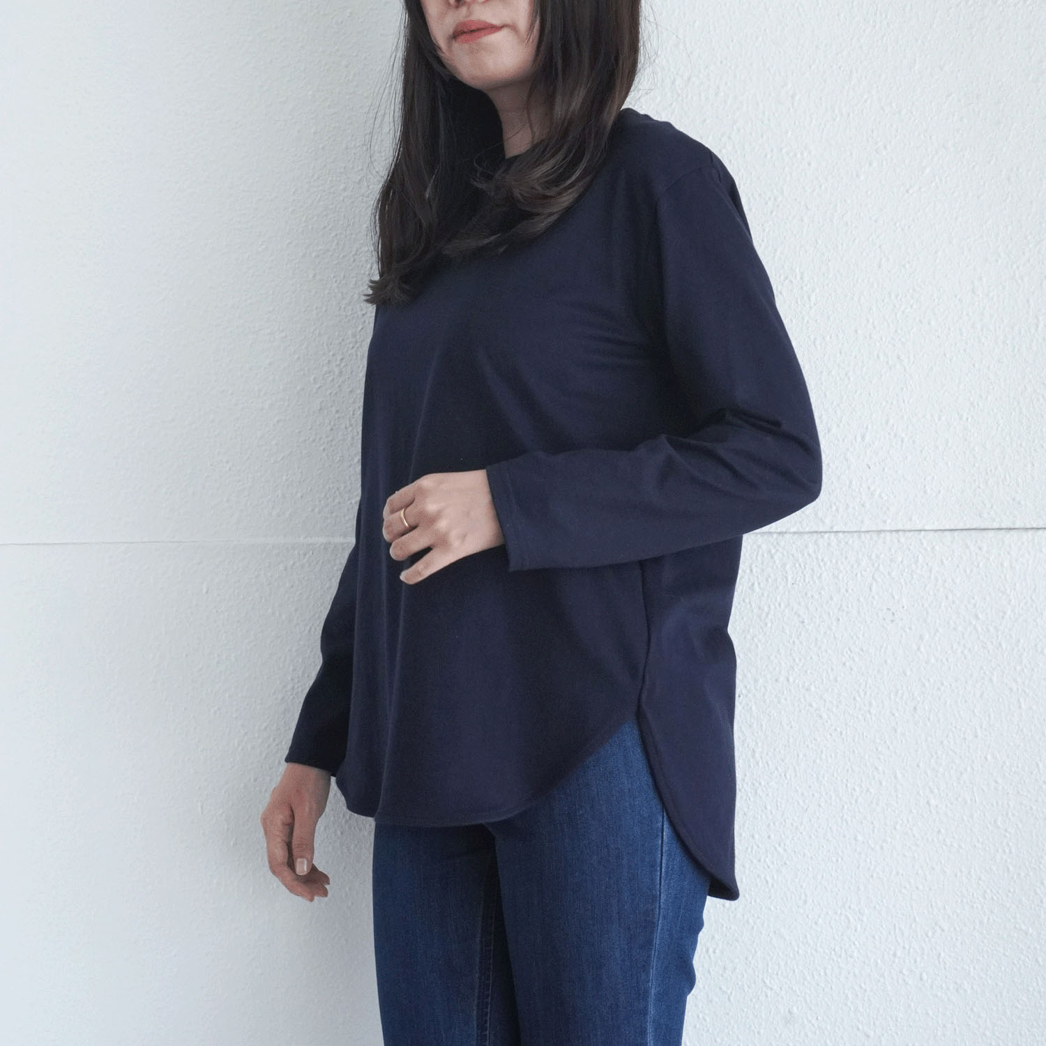 【InstaLive】futsuの 裾ラウンドカットソー - 画像2