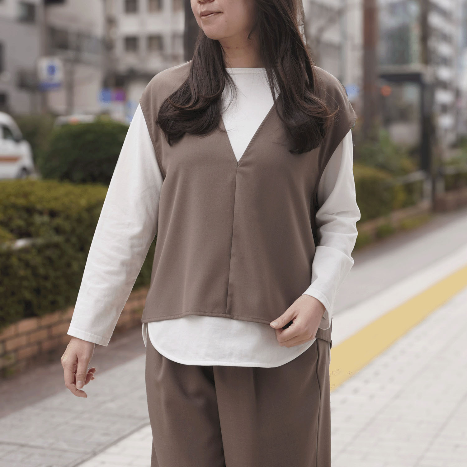 【InstaLive】futsuの 裾ラウンドカットソー - 画像7