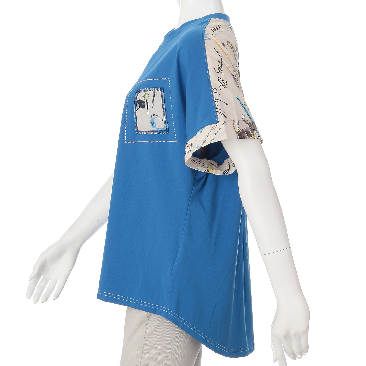 無地×プリントチュニック - 画像5