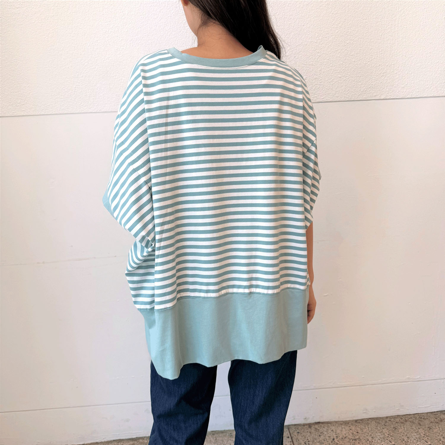 ボーダー柄オーバーサイズ - 画像3