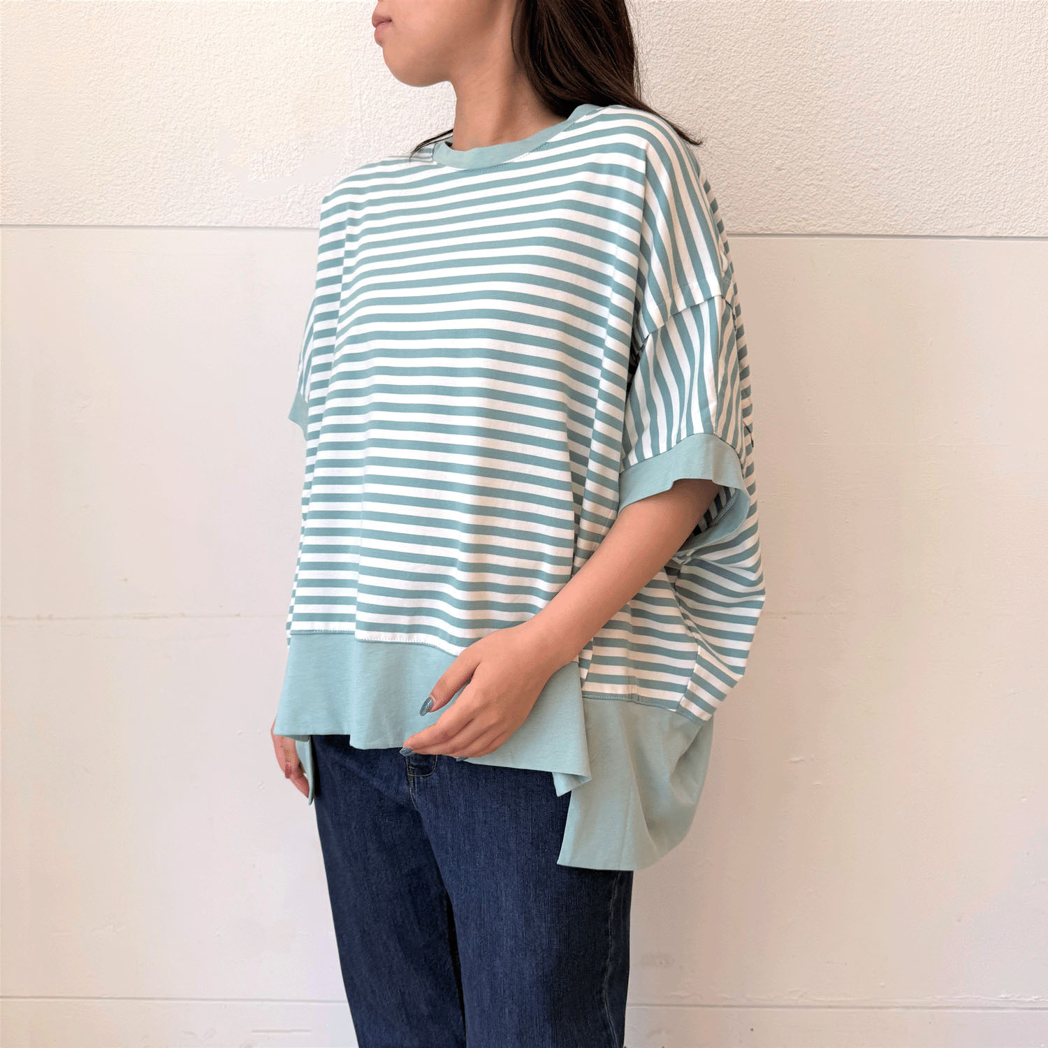 ボーダー柄オーバーサイズ - 画像5