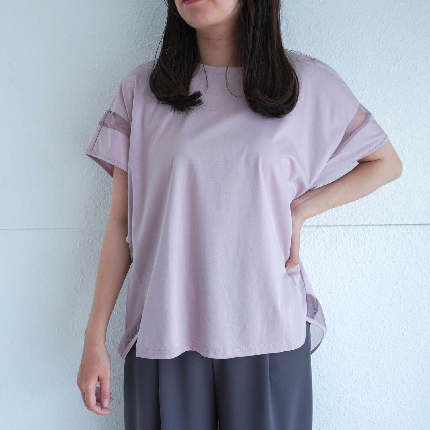 シルケットスムースロゴチュニック - 画像1