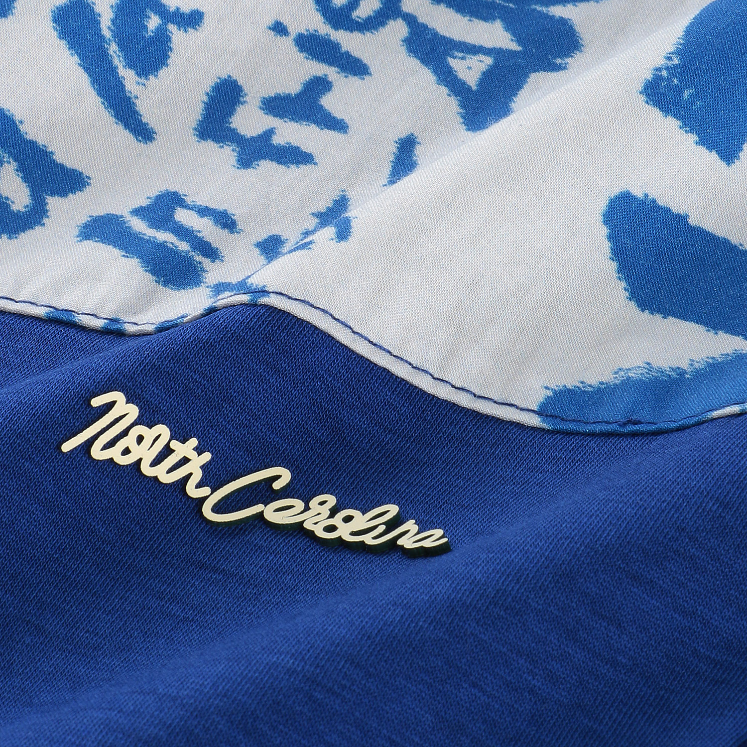 布帛プリント使い五分袖プルオーバー - 画像12