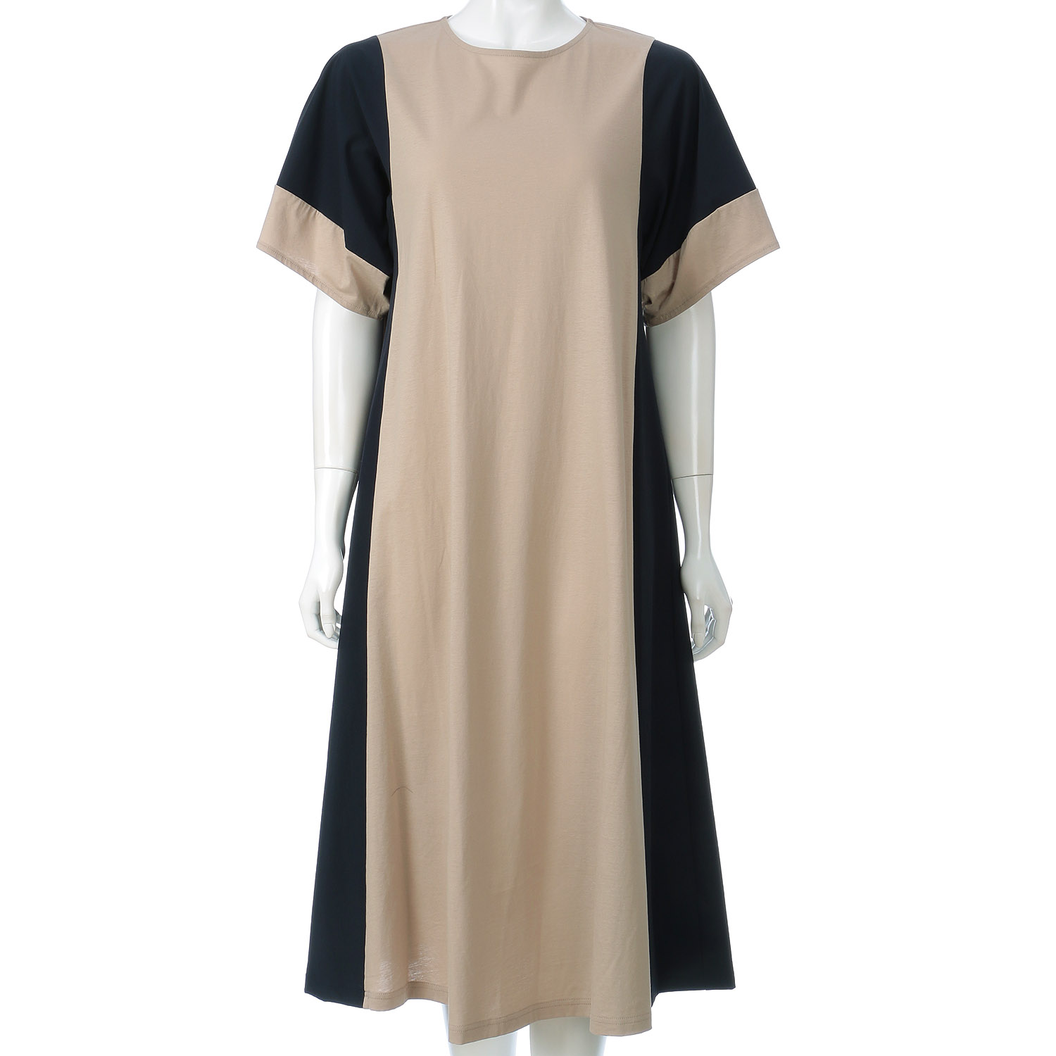 切替綿ワンピース