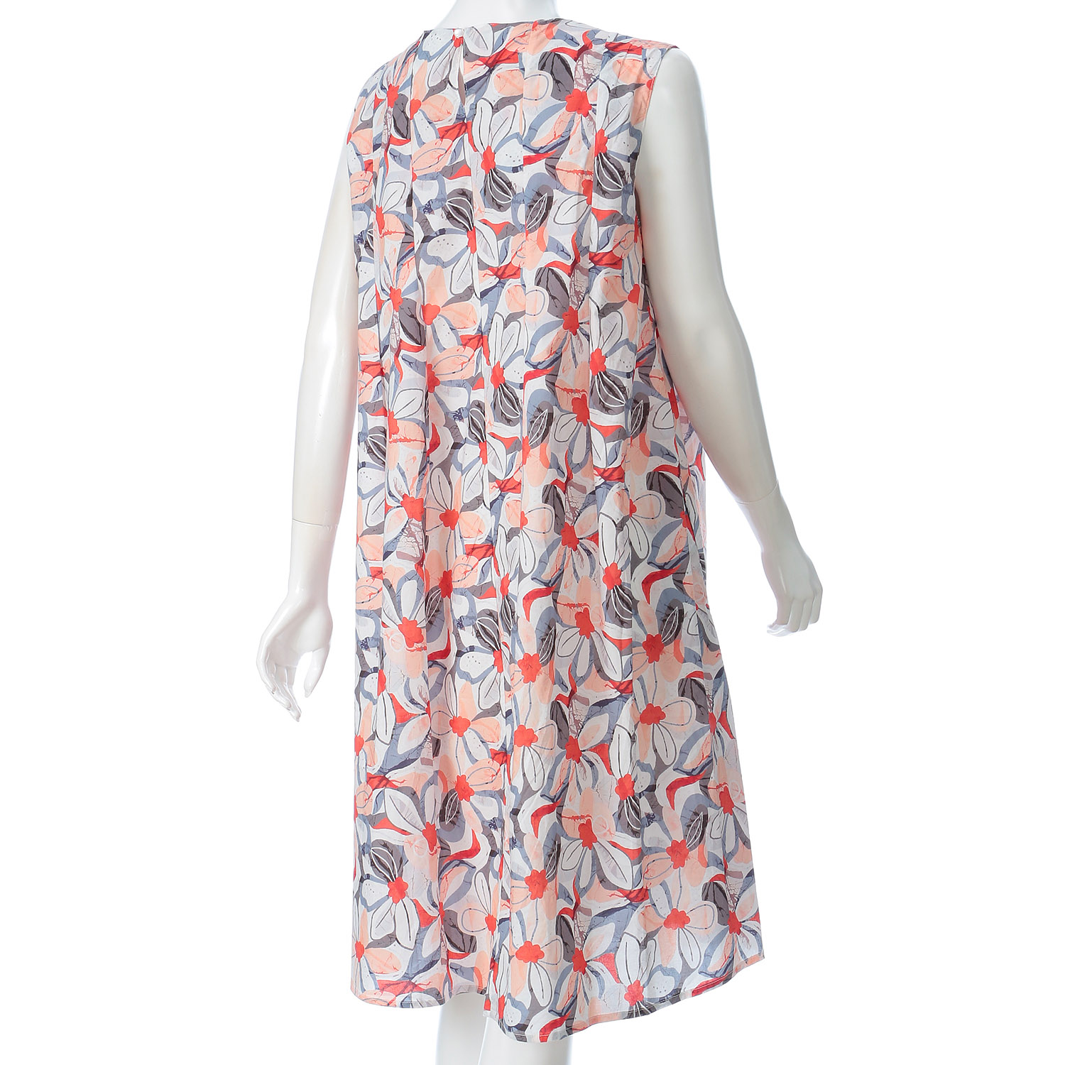 プリント花柄ワンピース - 画像3