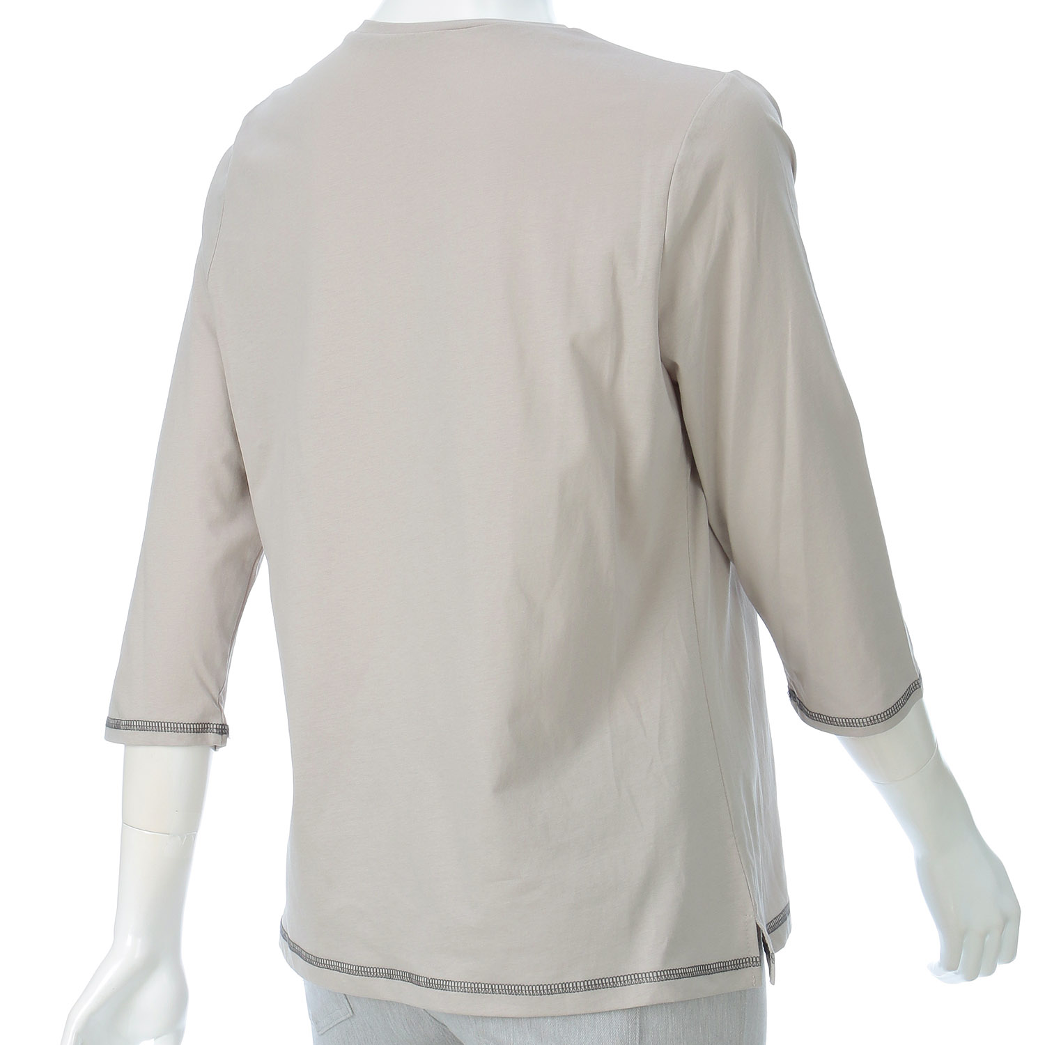 プリント7分袖Tシャツ - 画像5