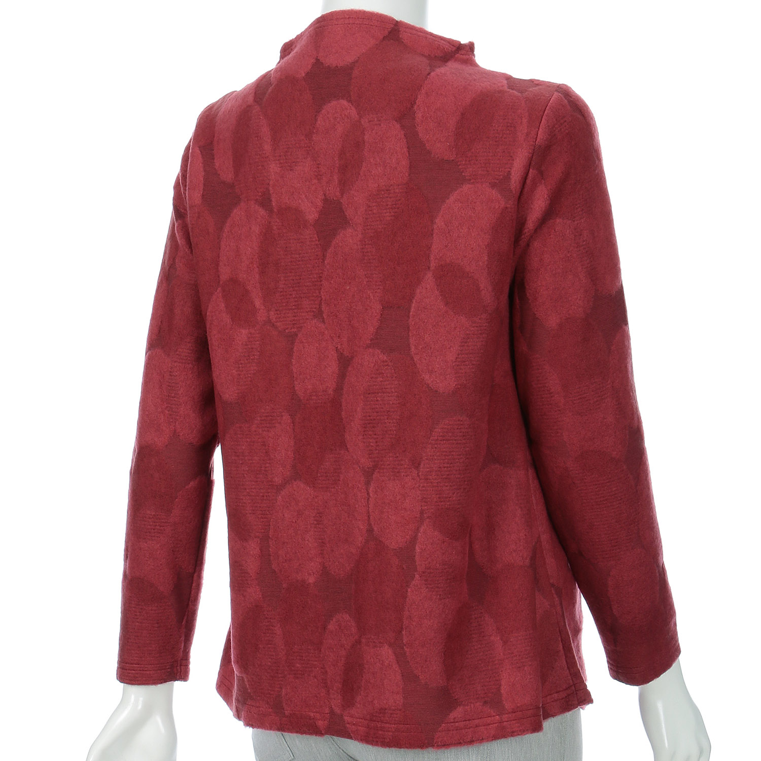 パイルジャカード水玉柄カットソー - 画像5