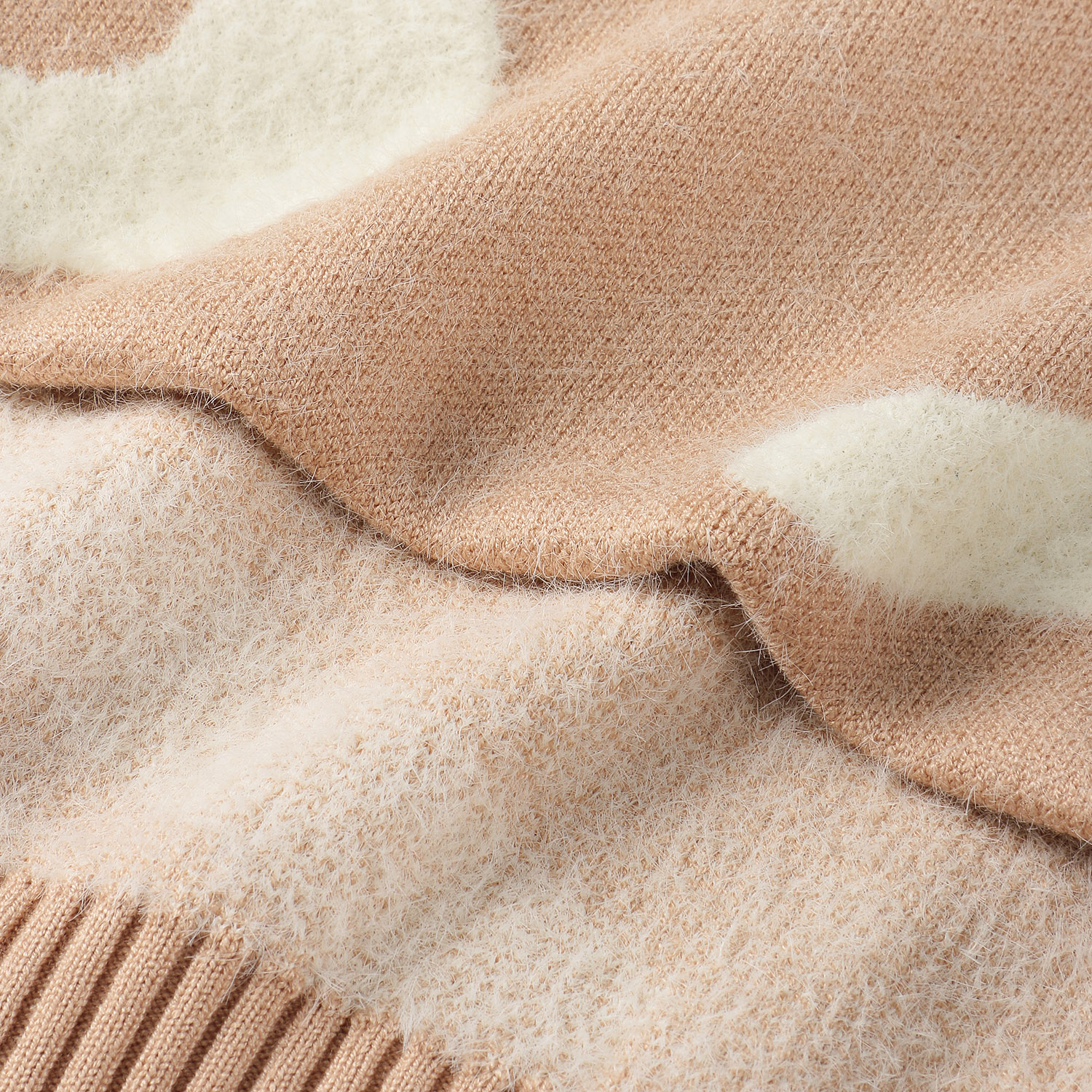 裏シャギー丸首ニット - 画像6