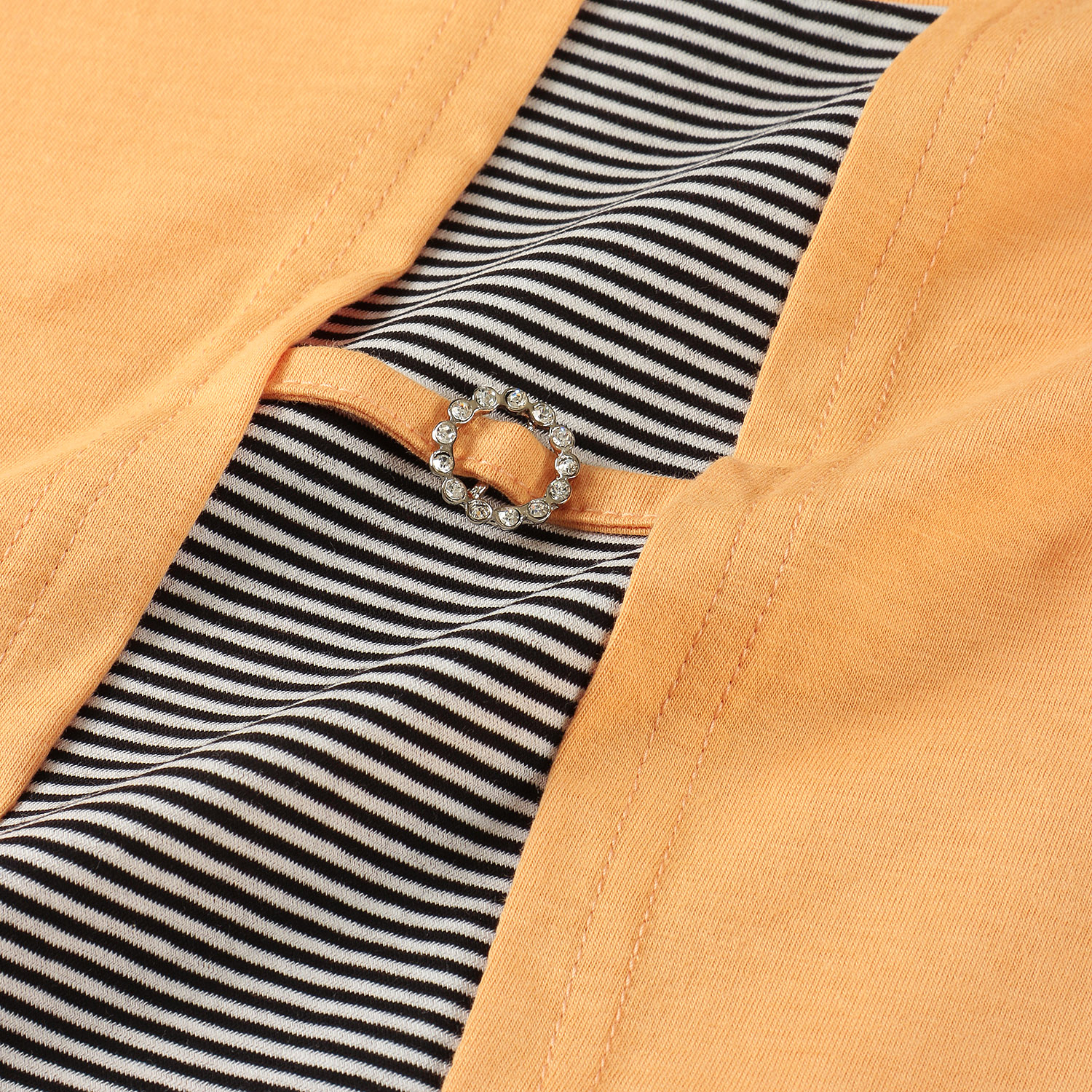 リング付きボーダー切り替えチュニック - 画像6