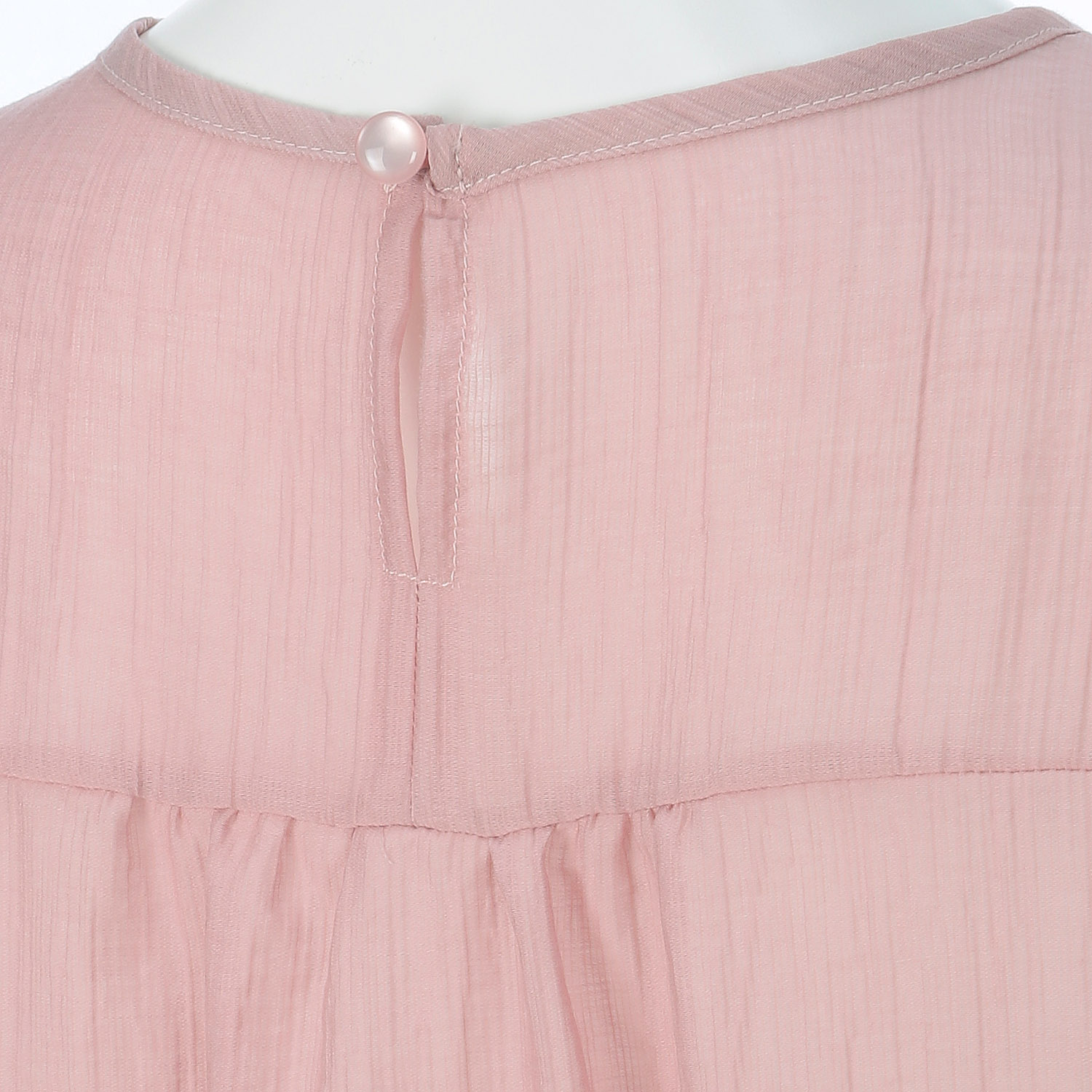 花柄刺繍シフォンチュニック - 画像6