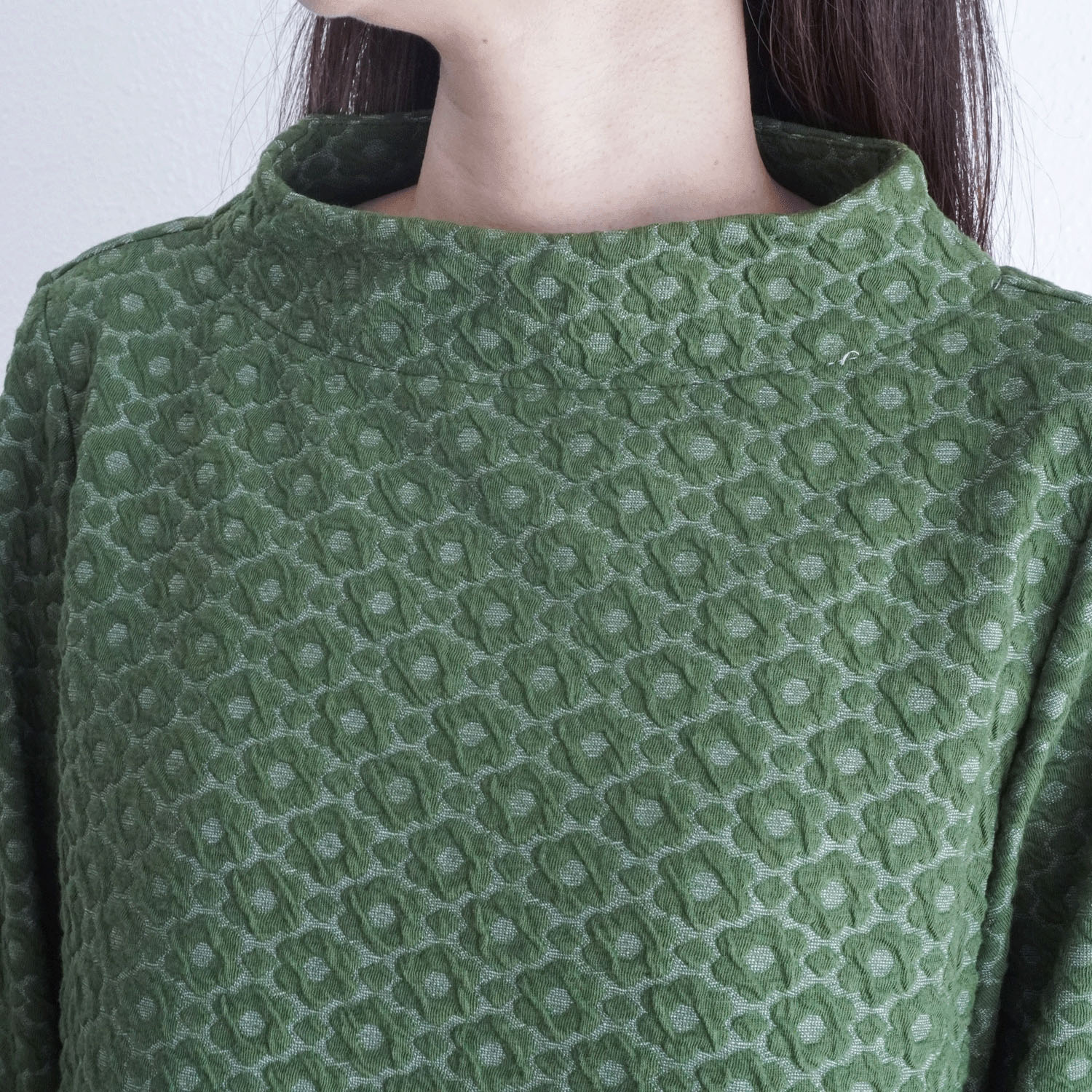 花柄ジャガードチュニック - 画像12