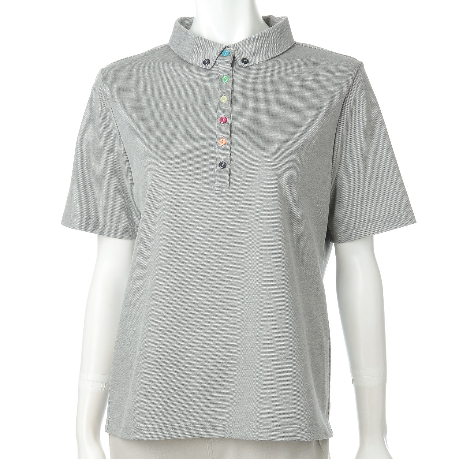 アロフトカノコ カラーボタンポロ襟 - 画像2