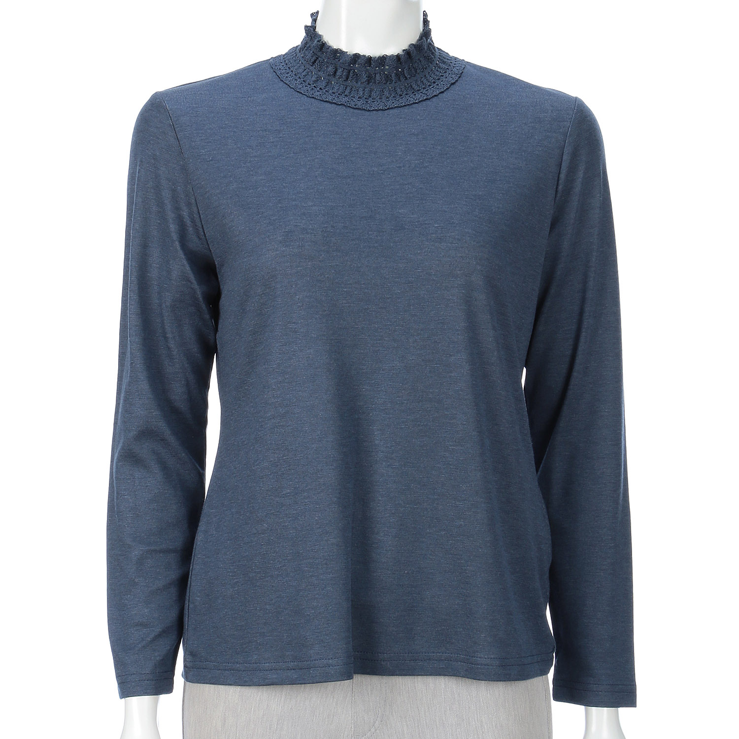 衿レースカットソー - 画像3