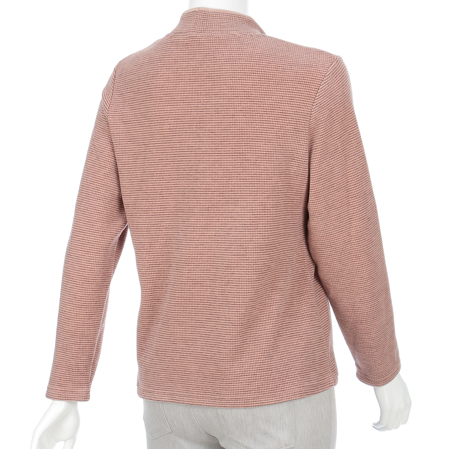 【Insta Live】ボーダー配色ハイネックプルオーバー - 画像15