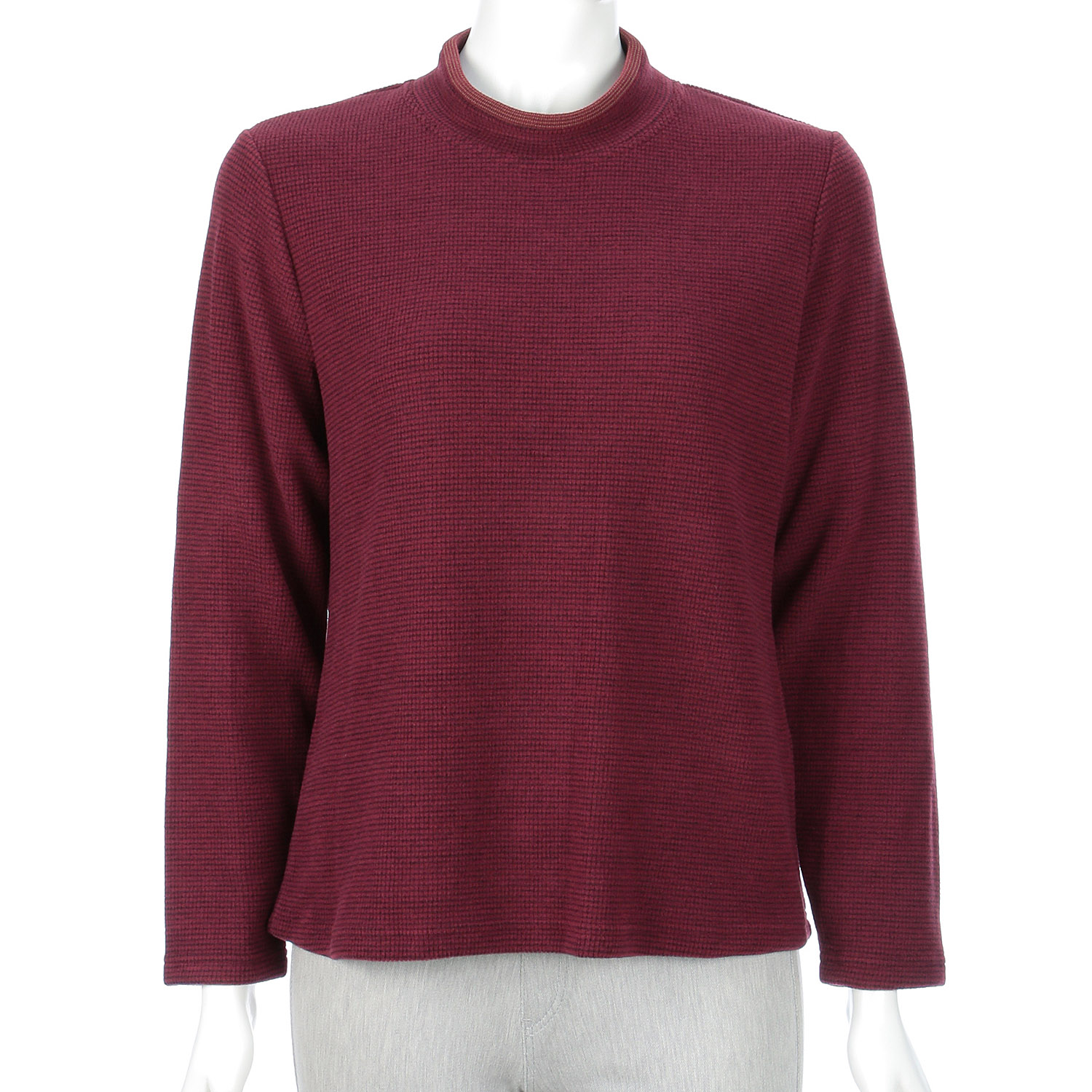 【Insta Live】ボーダー配色ハイネックプルオーバー - 画像25