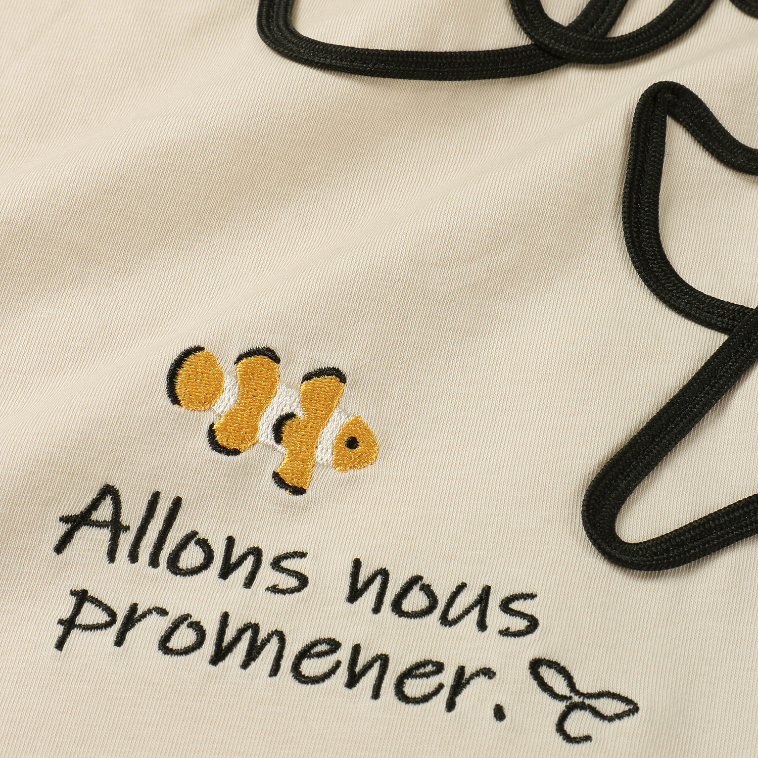 Myauris ネコ刺繍半袖Tシャツ - 画像5