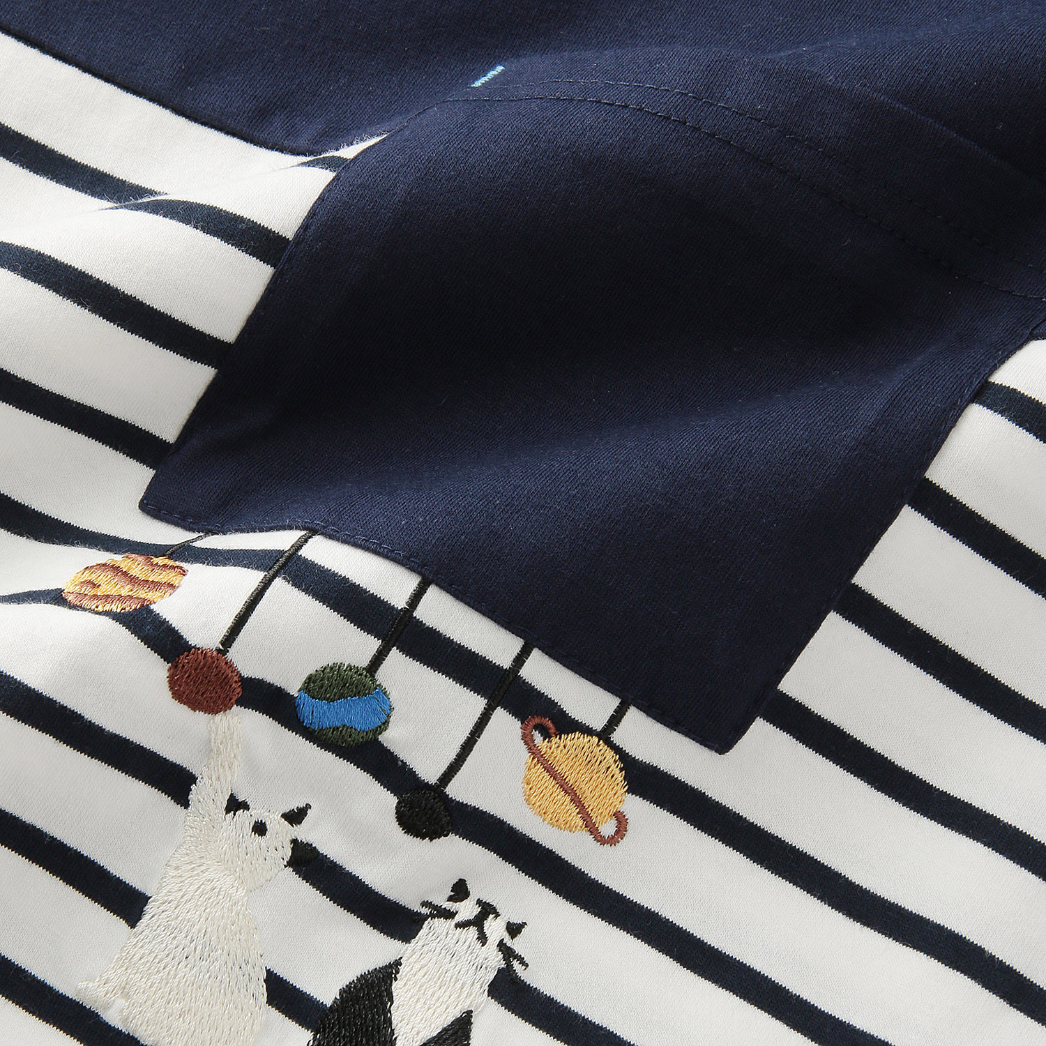 Myauris ネコ刺繍長袖Tシャツ - 画像8