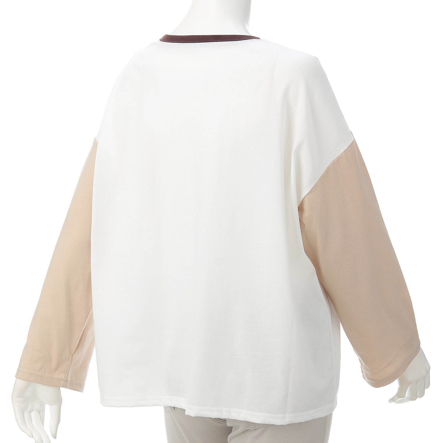 Myauris ネコ刺繍長袖Tシャツ - 画像7