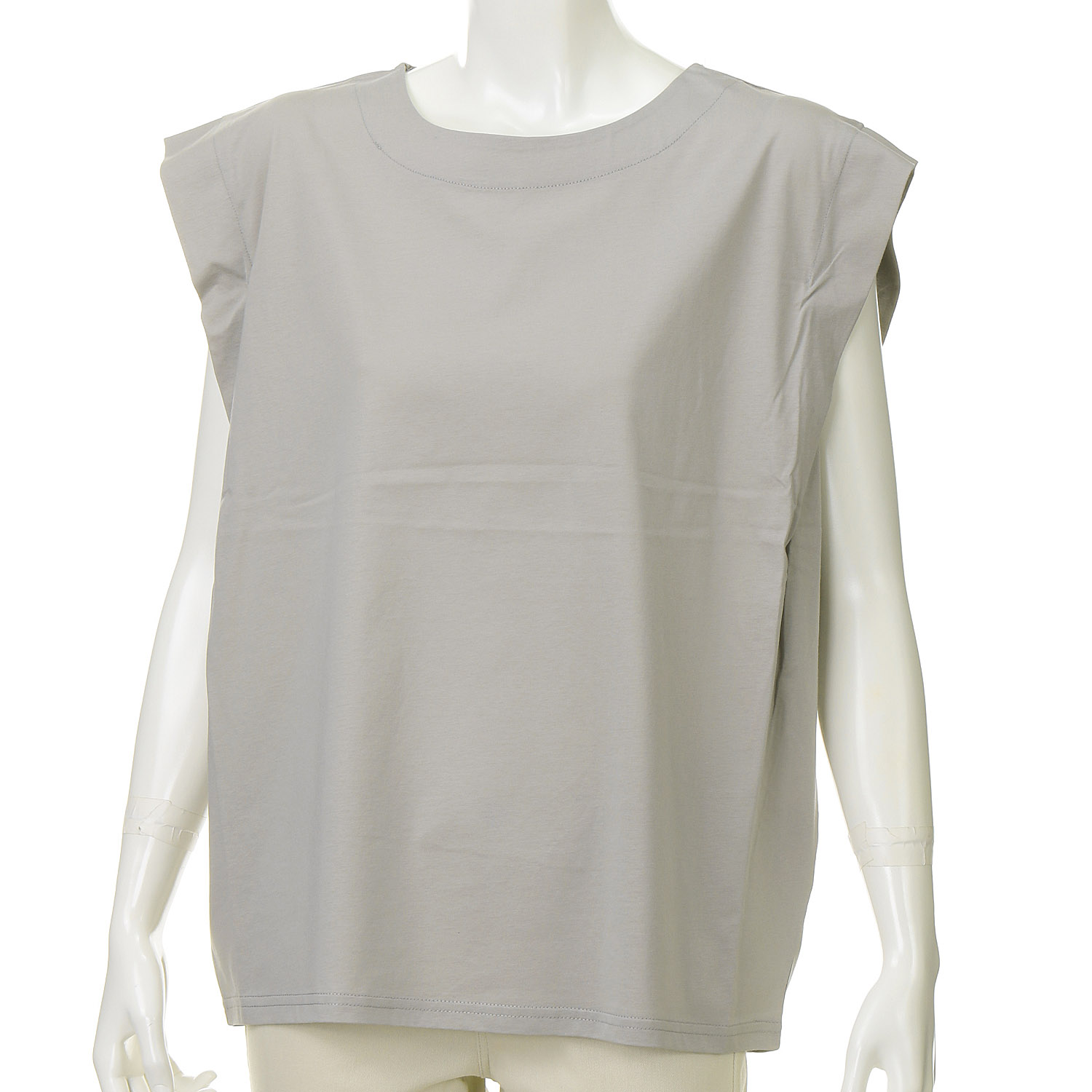 ダブルシルケットコットン100 ノースリーブTシャツ - 画像7